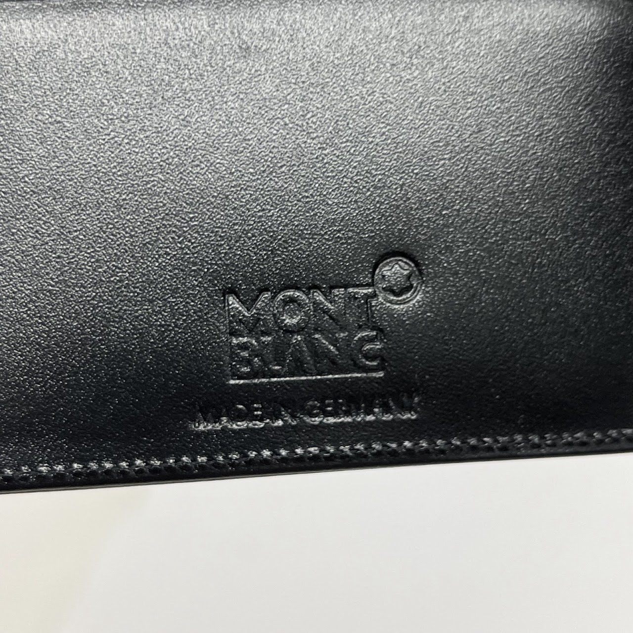 Montblanc MINT Black Leather Passport Wallet