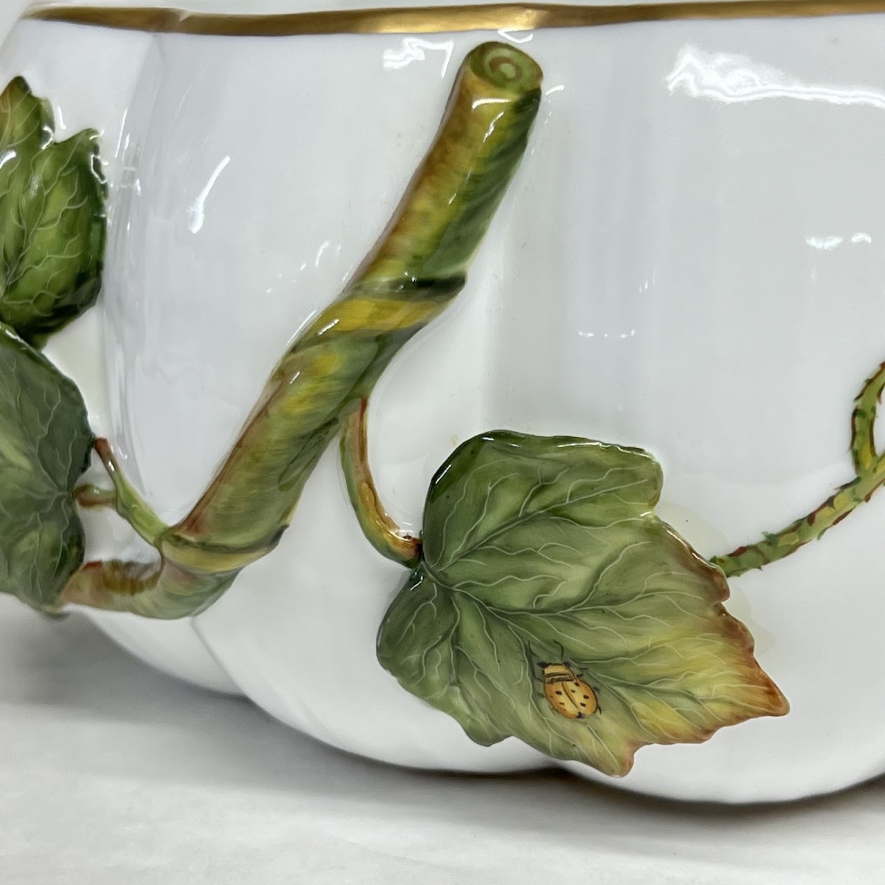 Anna Weatherly Designs Hand-Painted Porcelain Serving Bowl