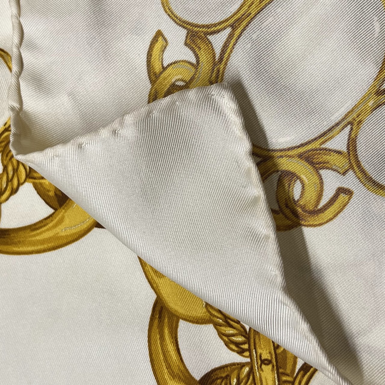 Chanel Silk Chain Scarf