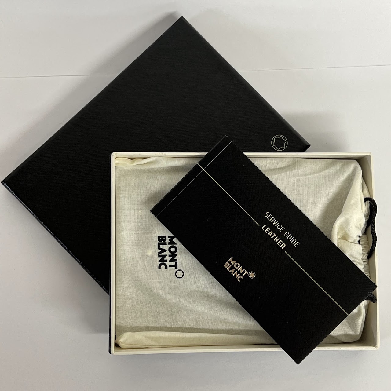 Montblanc MINT Black Leather Passport Wallet