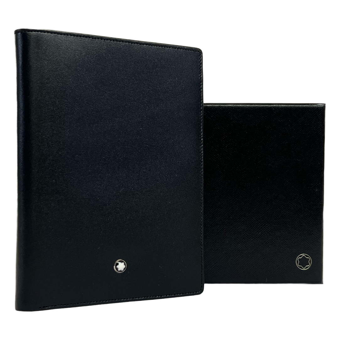 Montblanc MINT Black Leather Passport Wallet