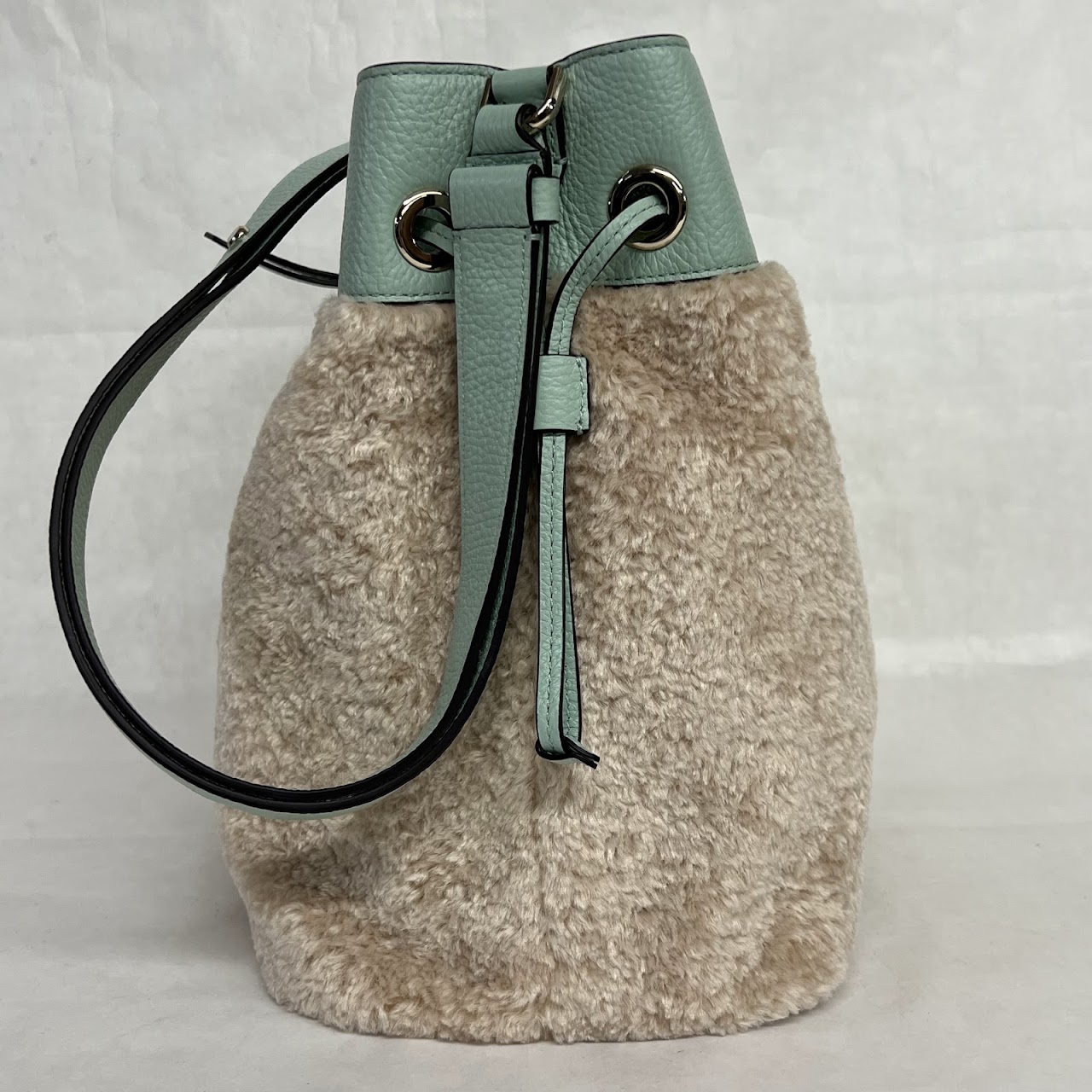 Kate Spade Marti Faux Shearling Bucket Bag