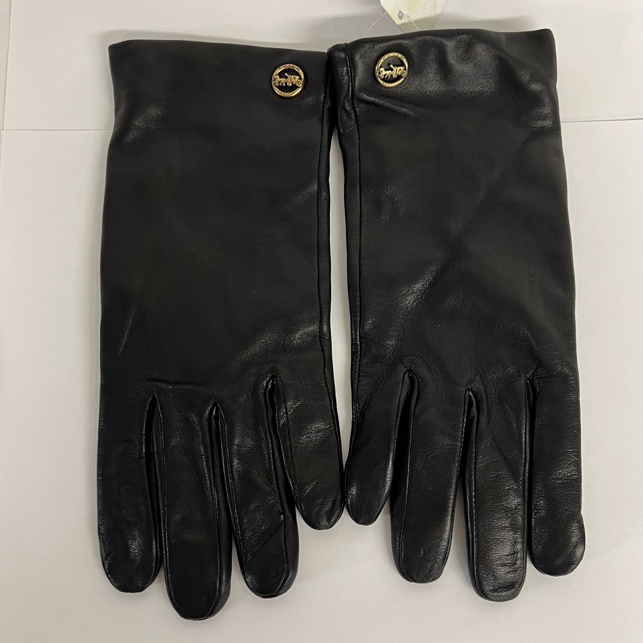 Coach NEW Sheep Leather Gloves