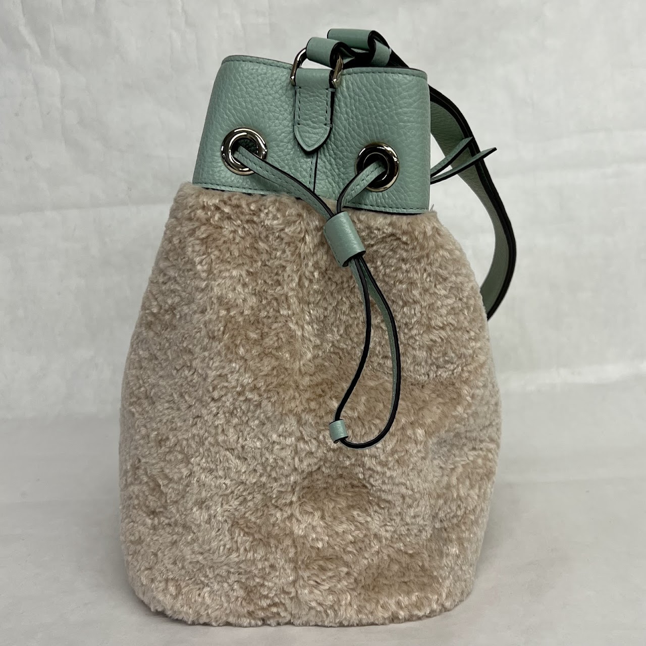 Kate Spade Marti Faux Shearling Bucket Bag