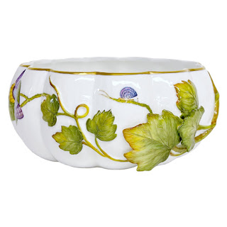 Anna Weatherly Designs Hand-Painted Porcelain Serving Bowl