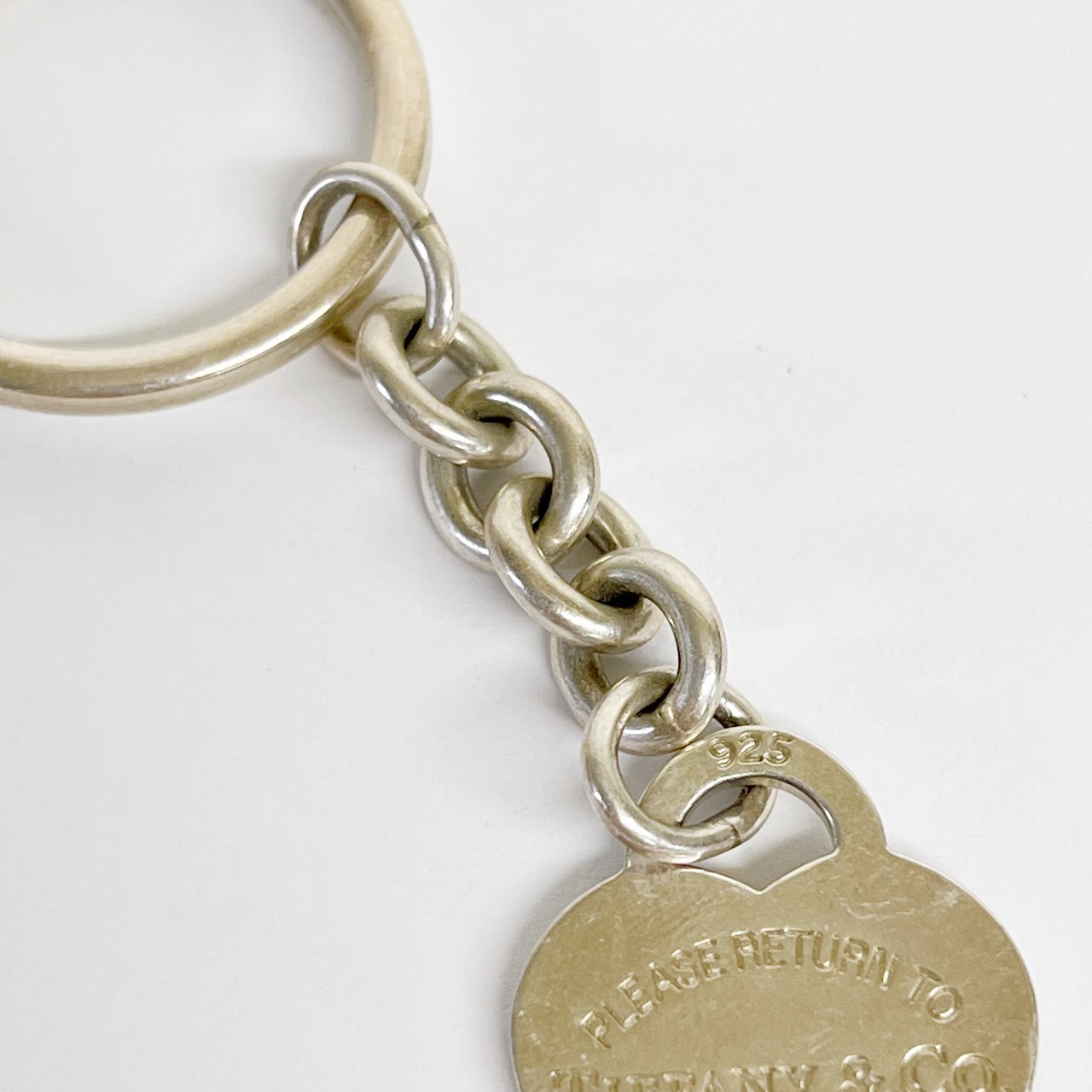 Tiffany & Co. Sterling Silver 'Return To' Key Ring