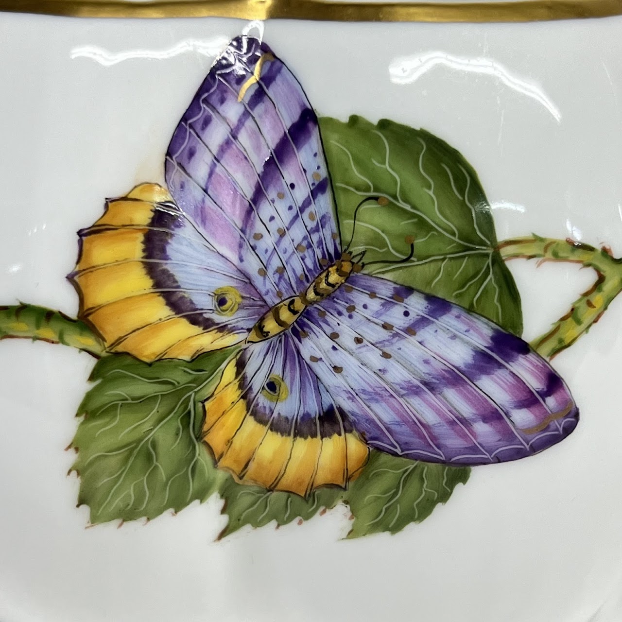 Anna Weatherly Designs Hand-Painted Porcelain Serving Bowl