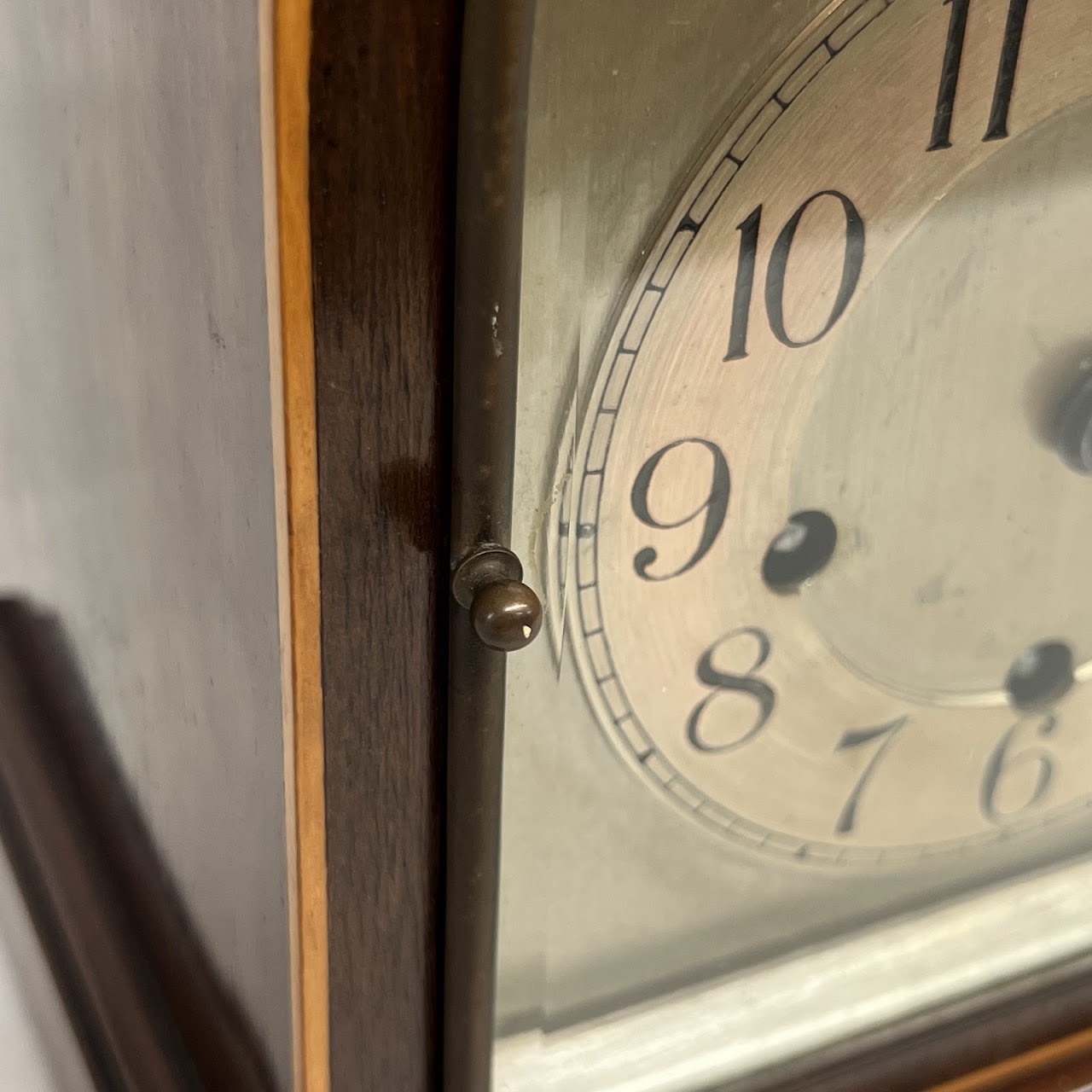 Winterhalder & Hofmeier 1920s German Mahogany Mantel Clock