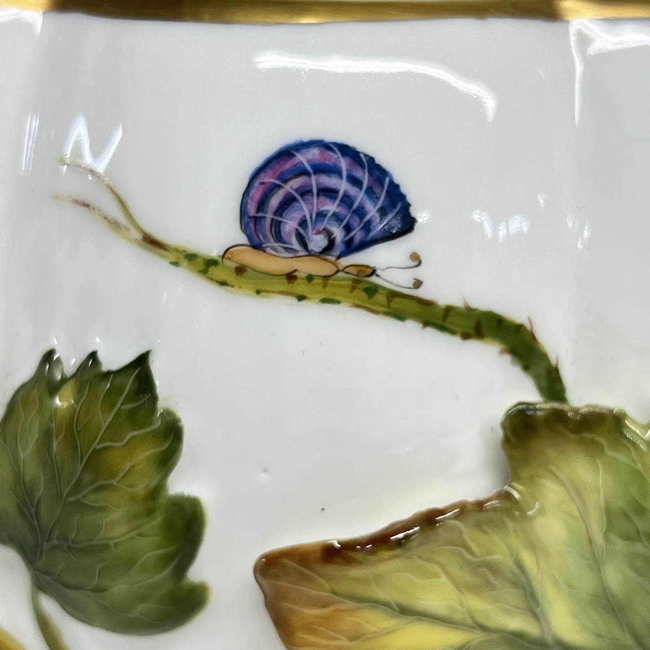 Anna Weatherly Designs Hand-Painted Porcelain Serving Bowl