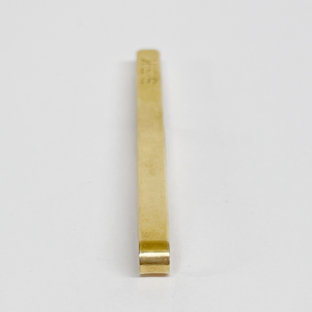 14K Gold Monogrammed Tie Clip