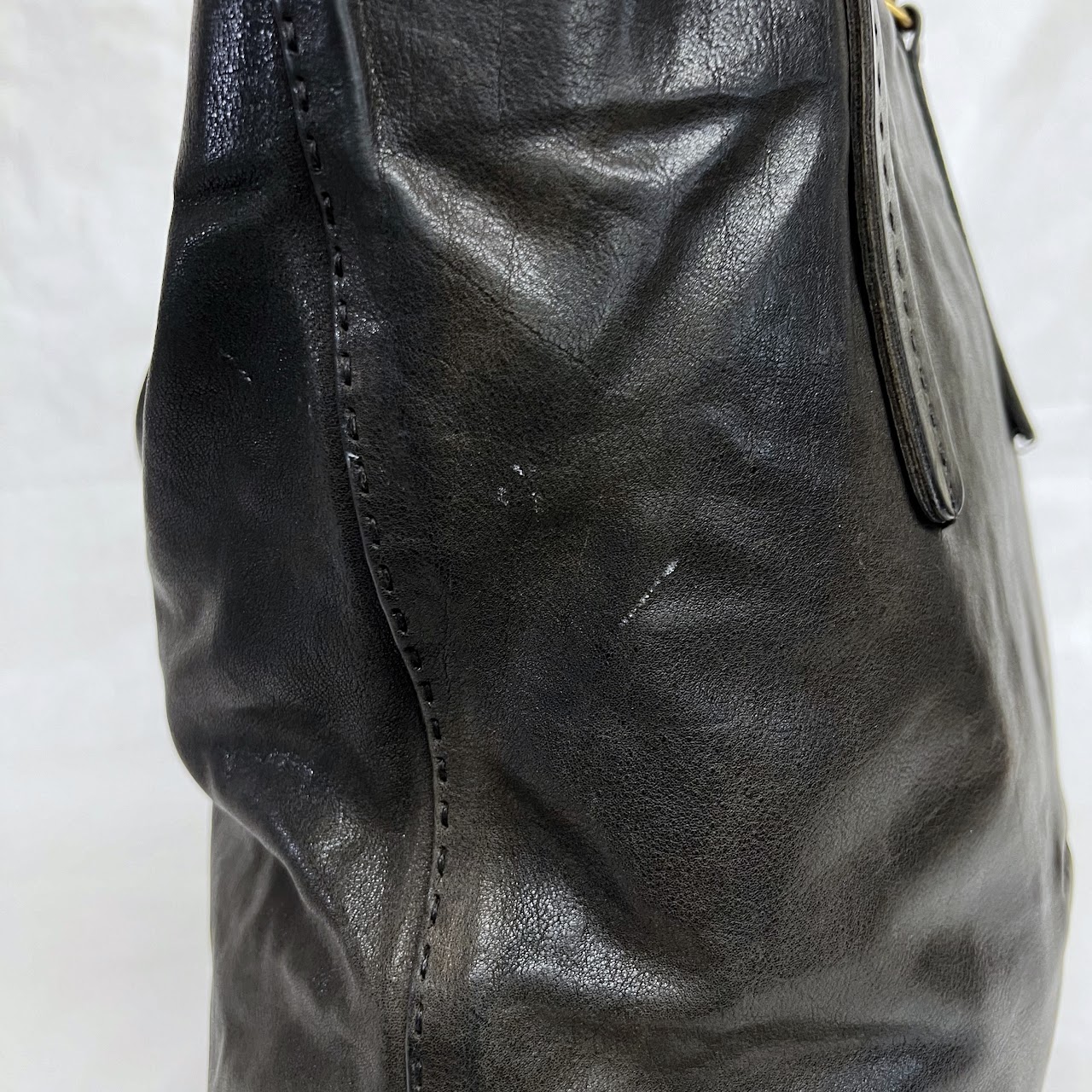 Johnny Farah Large Leather Tote