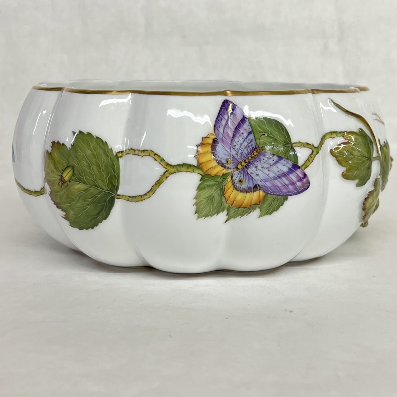 Anna Weatherly Designs Hand-Painted Porcelain Serving Bowl