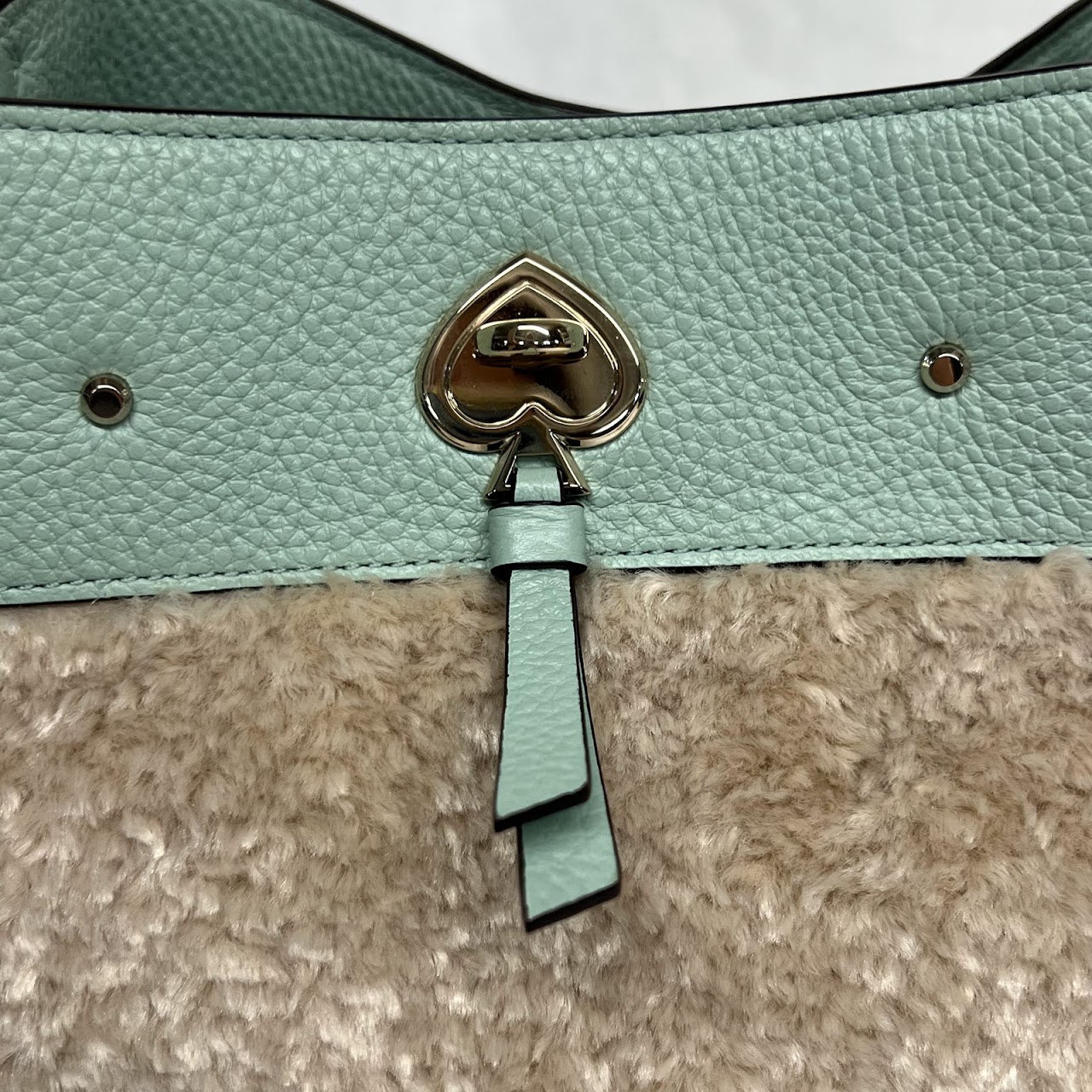 Kate Spade Marti Faux Shearling Bucket Bag