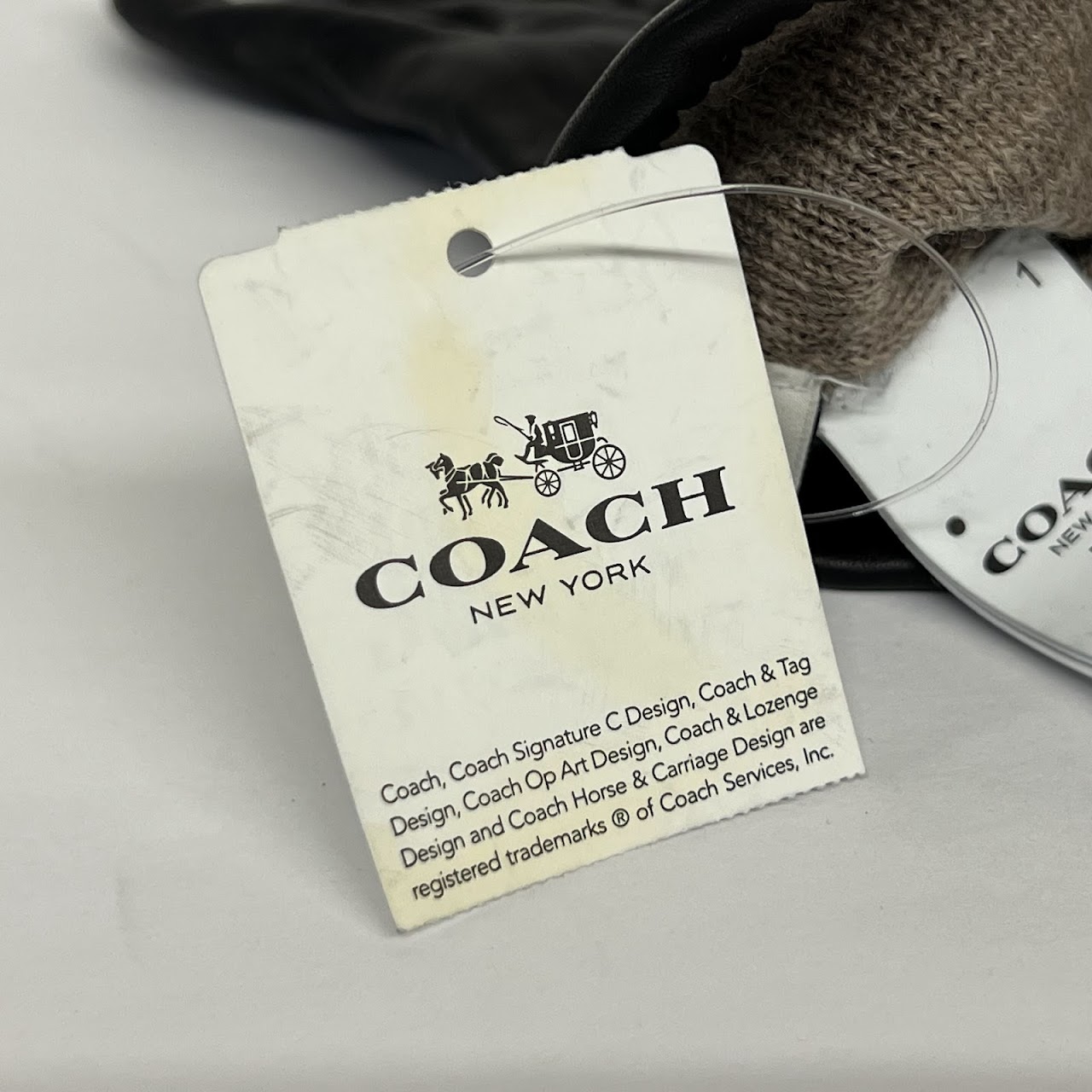 Coach NEW Sheep Leather Gloves