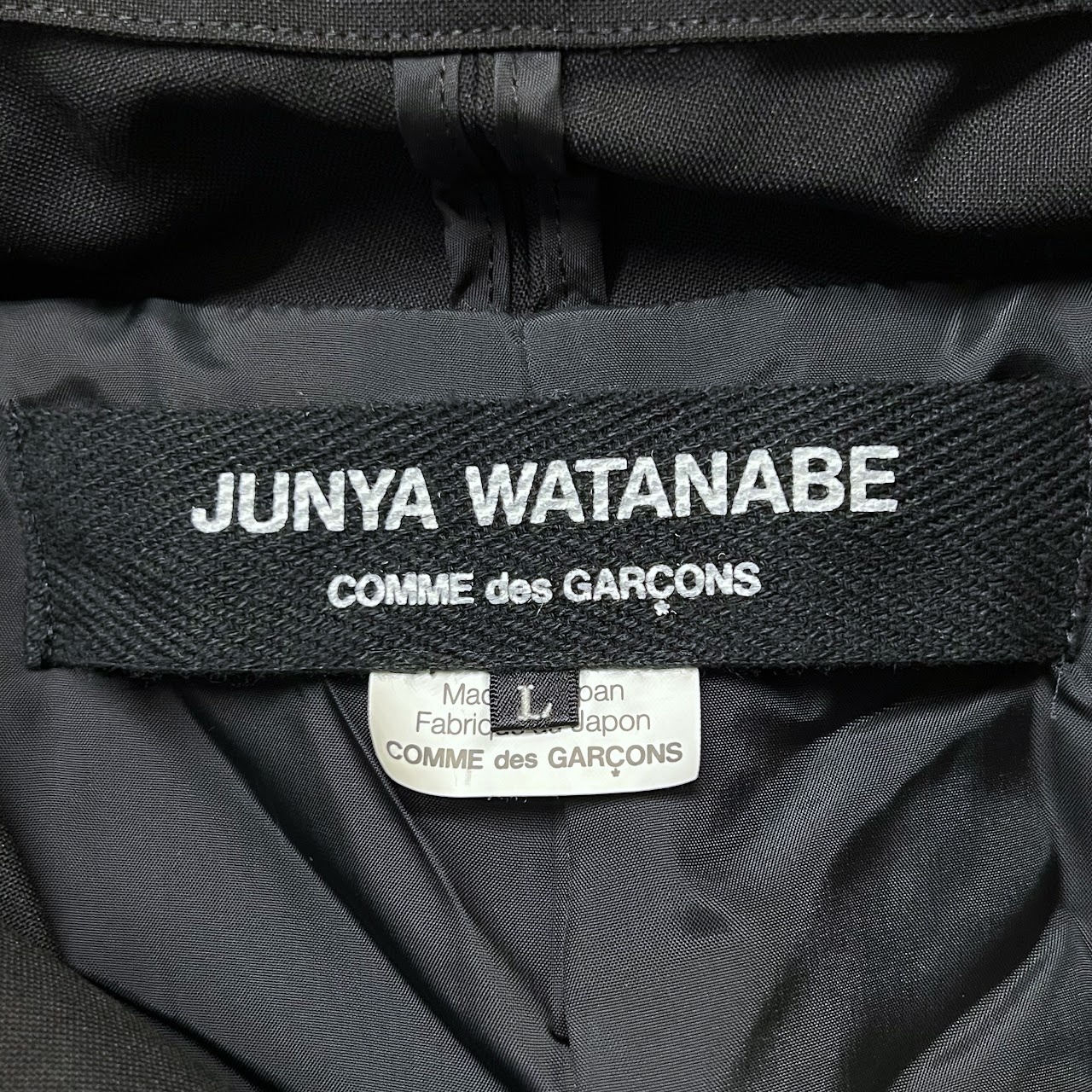 Junya Watanabe + Commes des Garçons Wool and Mohair Gabardine Tuck Jacket