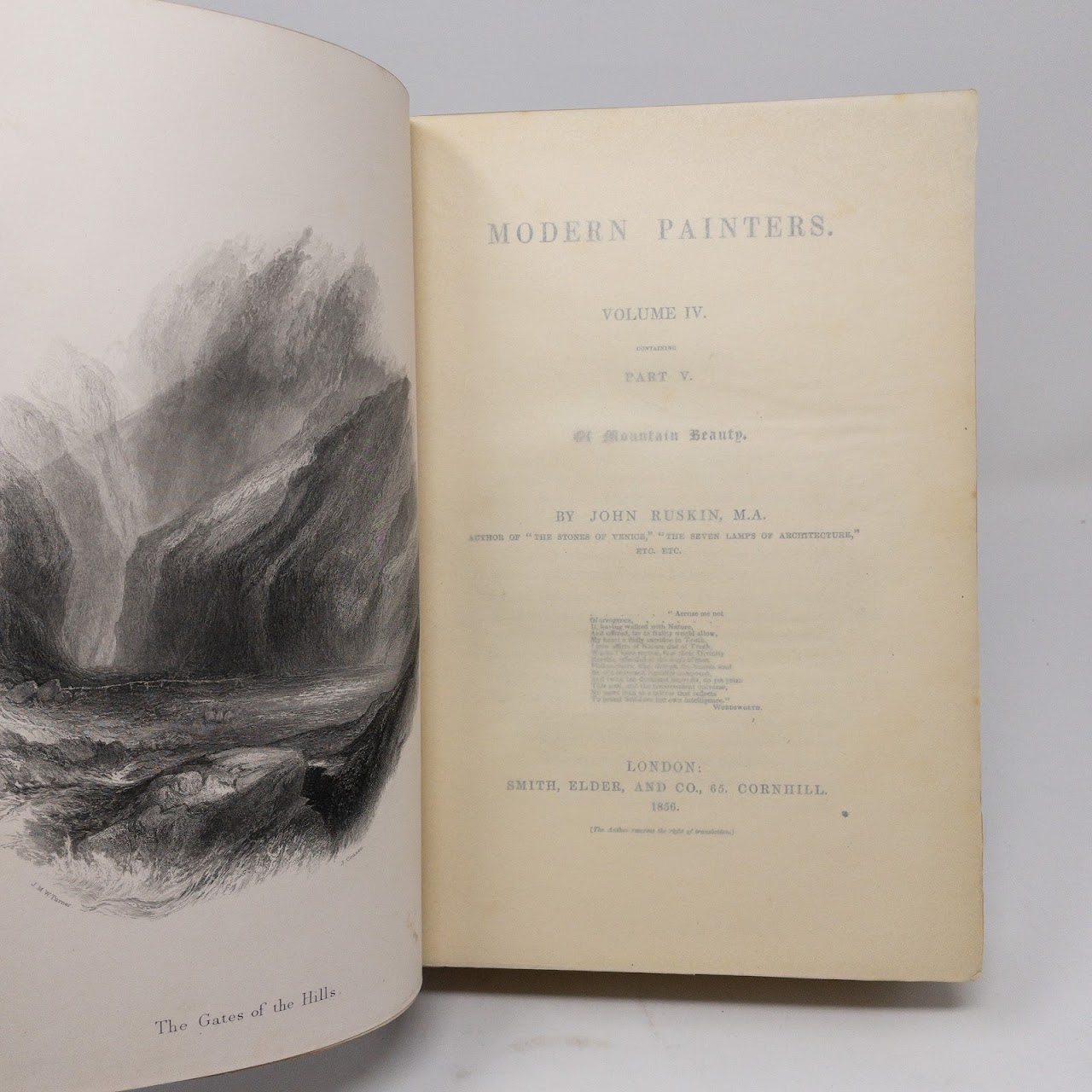 John Ruskin: 'Modern Painters' Five Volume Set