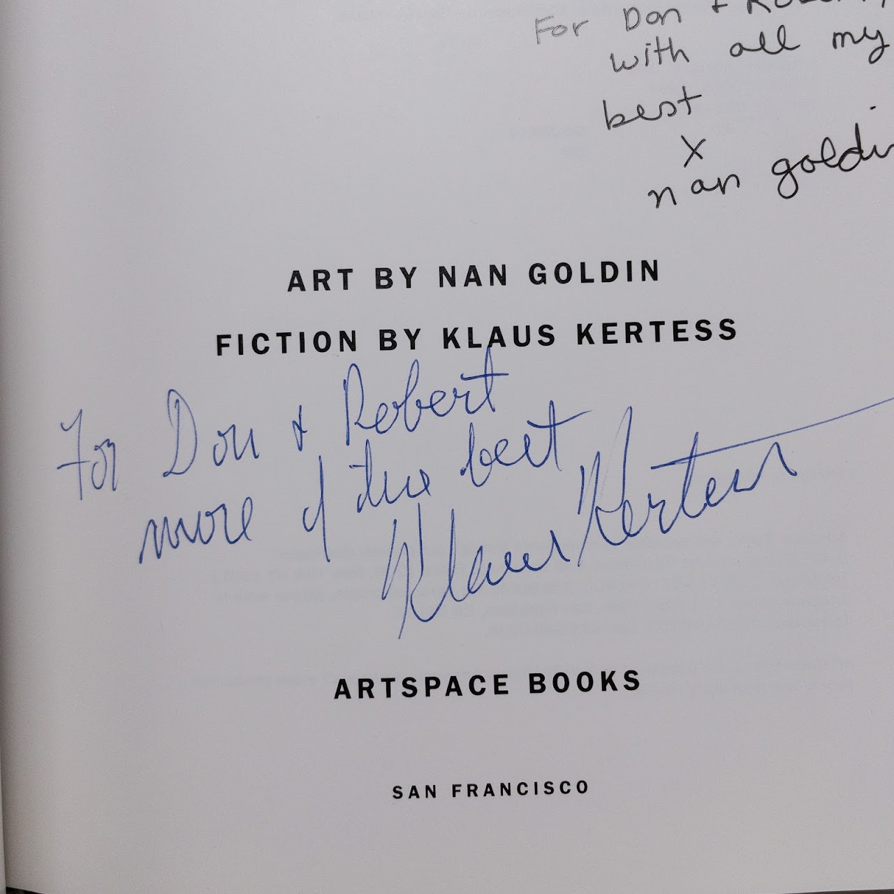 Nan Goldin & Klaus Kertess: SIGNED 'Desire by the Numbers'