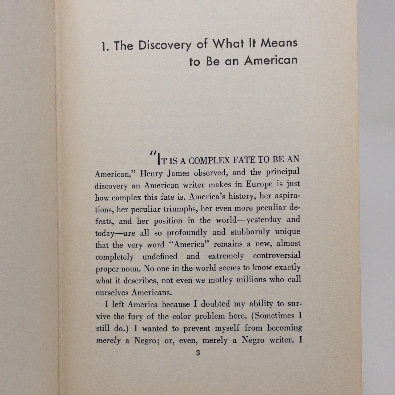 James Baldwin: 1st Ed. 'Nobody Knows My Name'