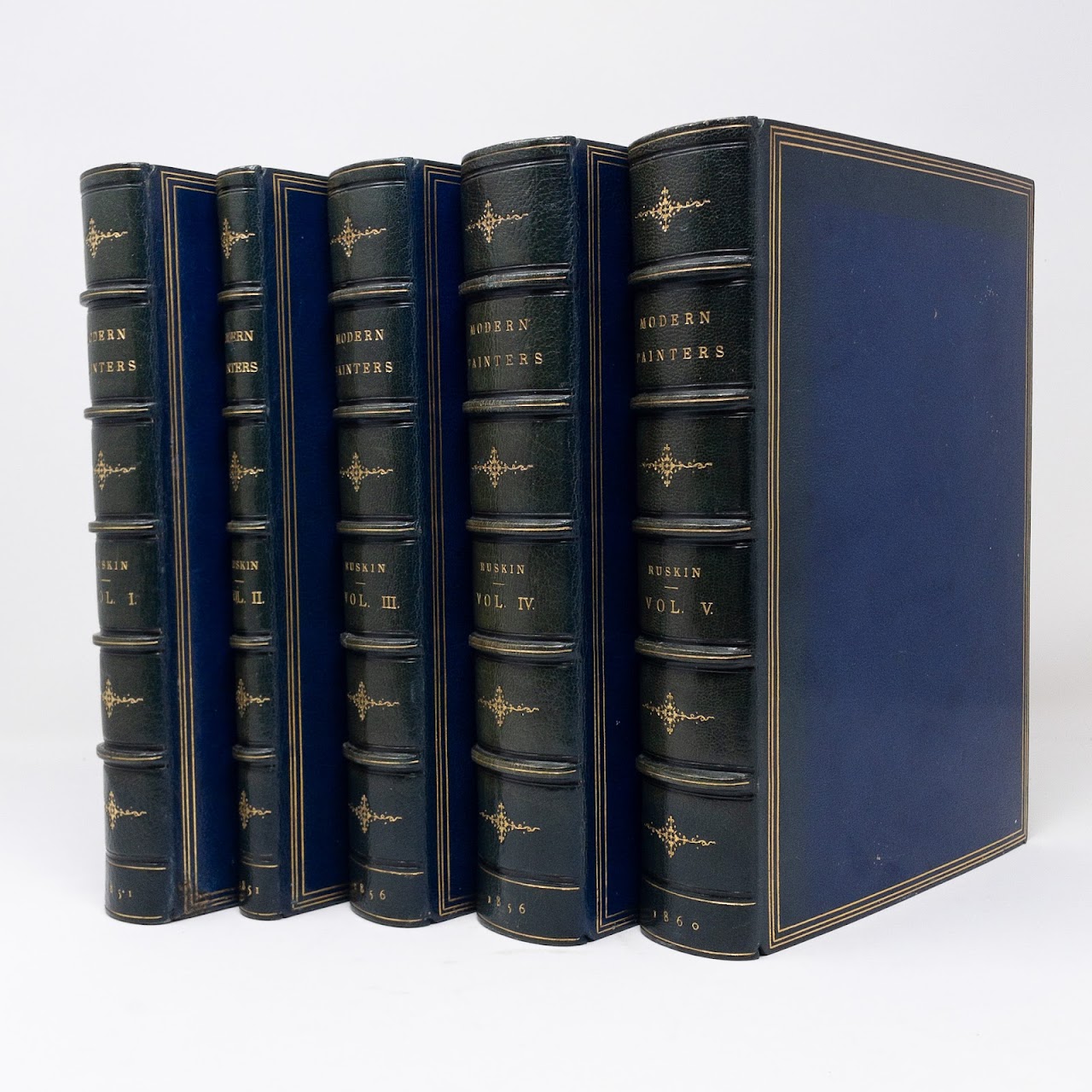 John Ruskin: 'Modern Painters' Five Volume Set