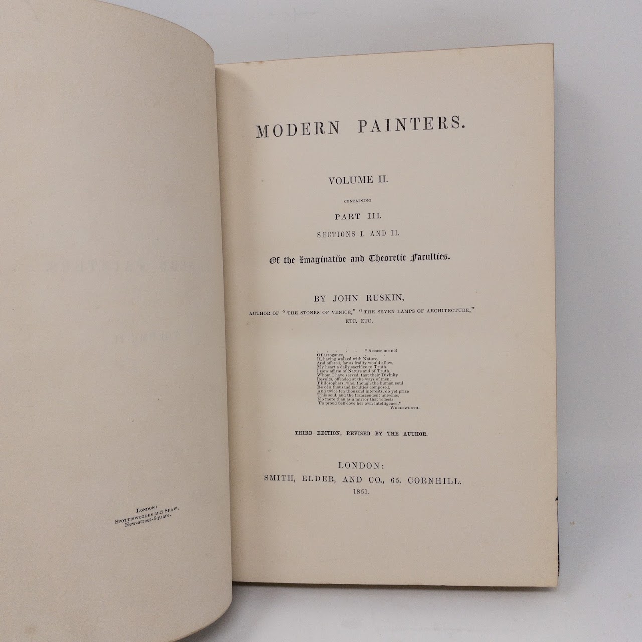 John Ruskin: 'Modern Painters' Five Volume Set