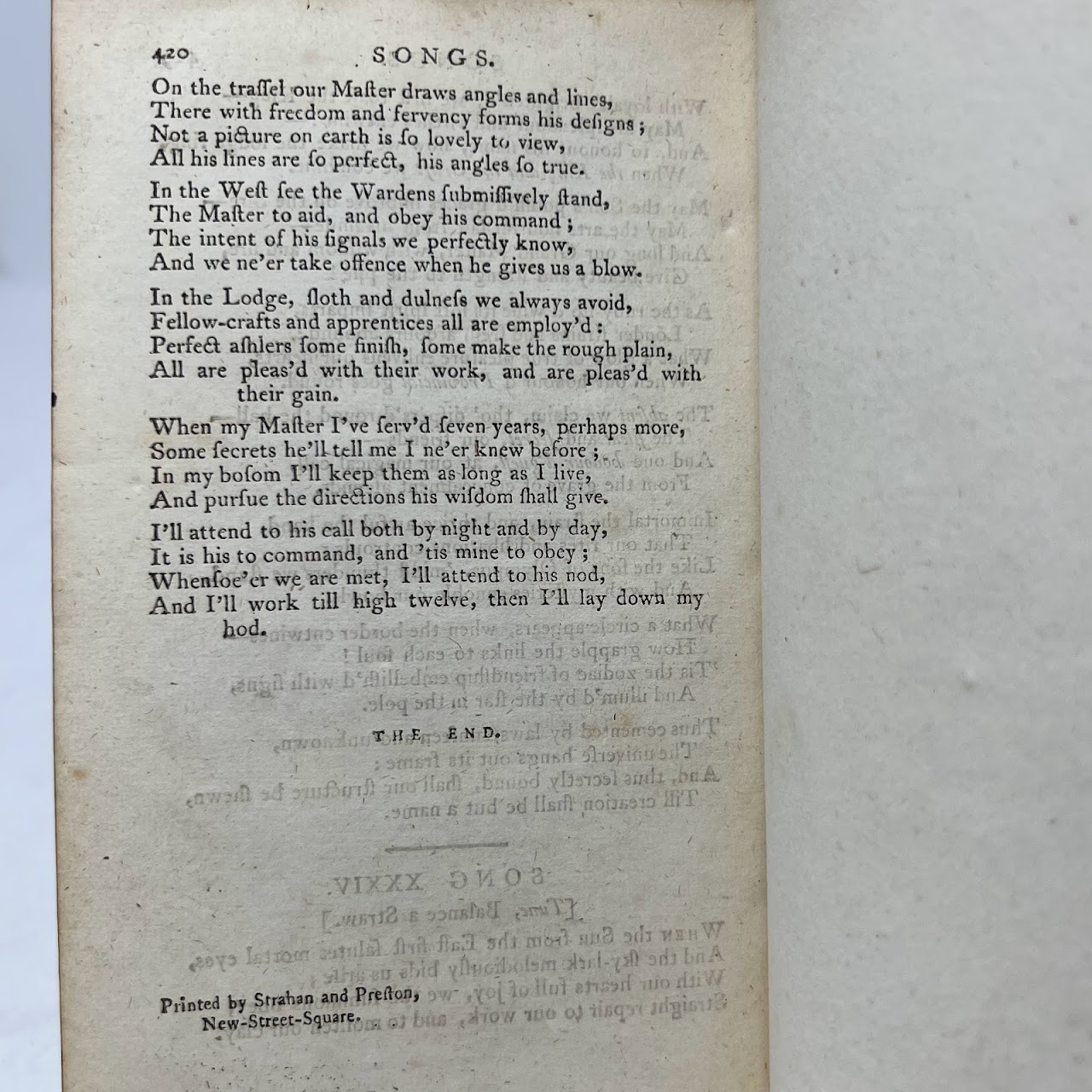 William Preston: 'Preston's Masonry' with Masonic Binding, 1804