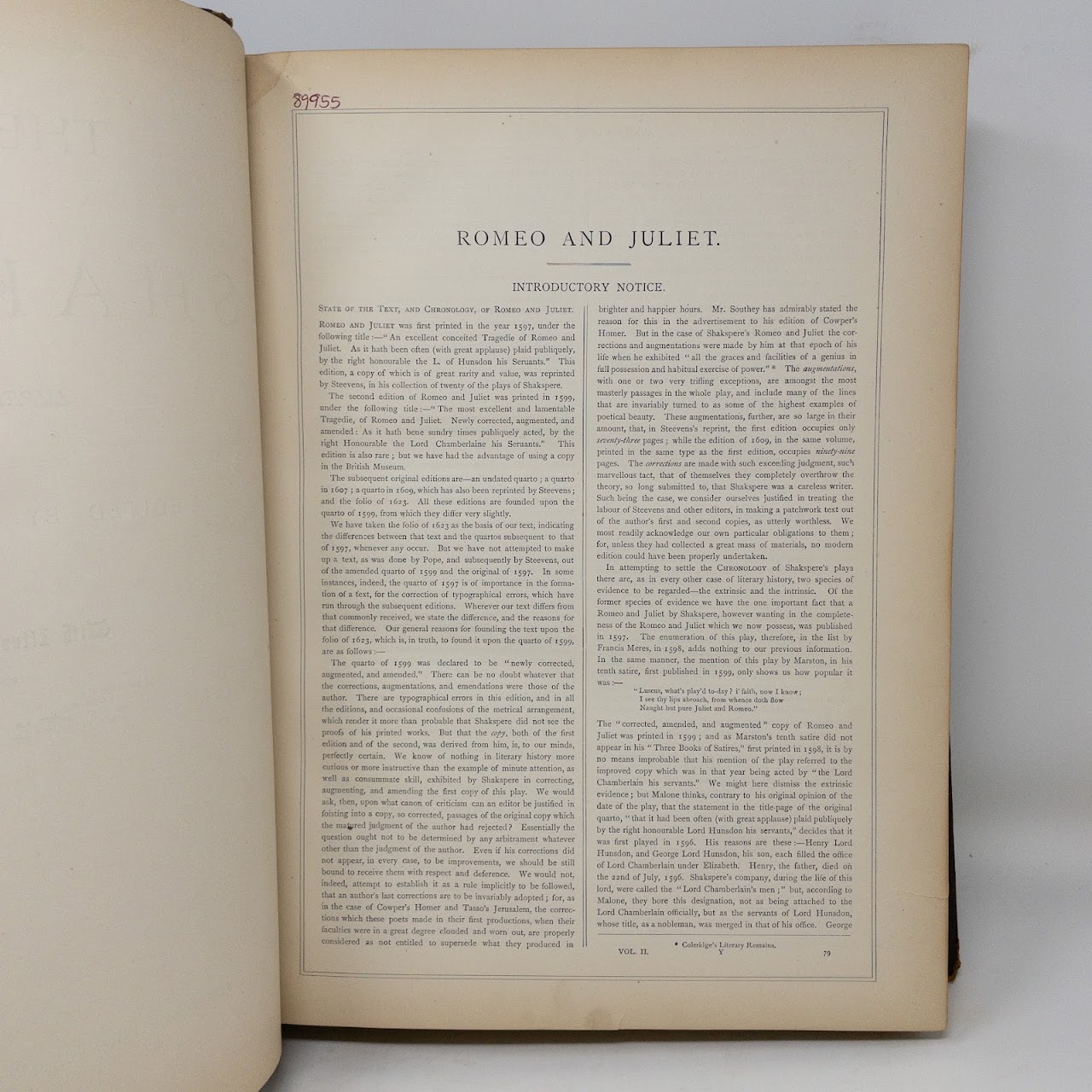 Charles Knight: 'The Works of William Shakespeare' Imperial Edition 4 Vol.