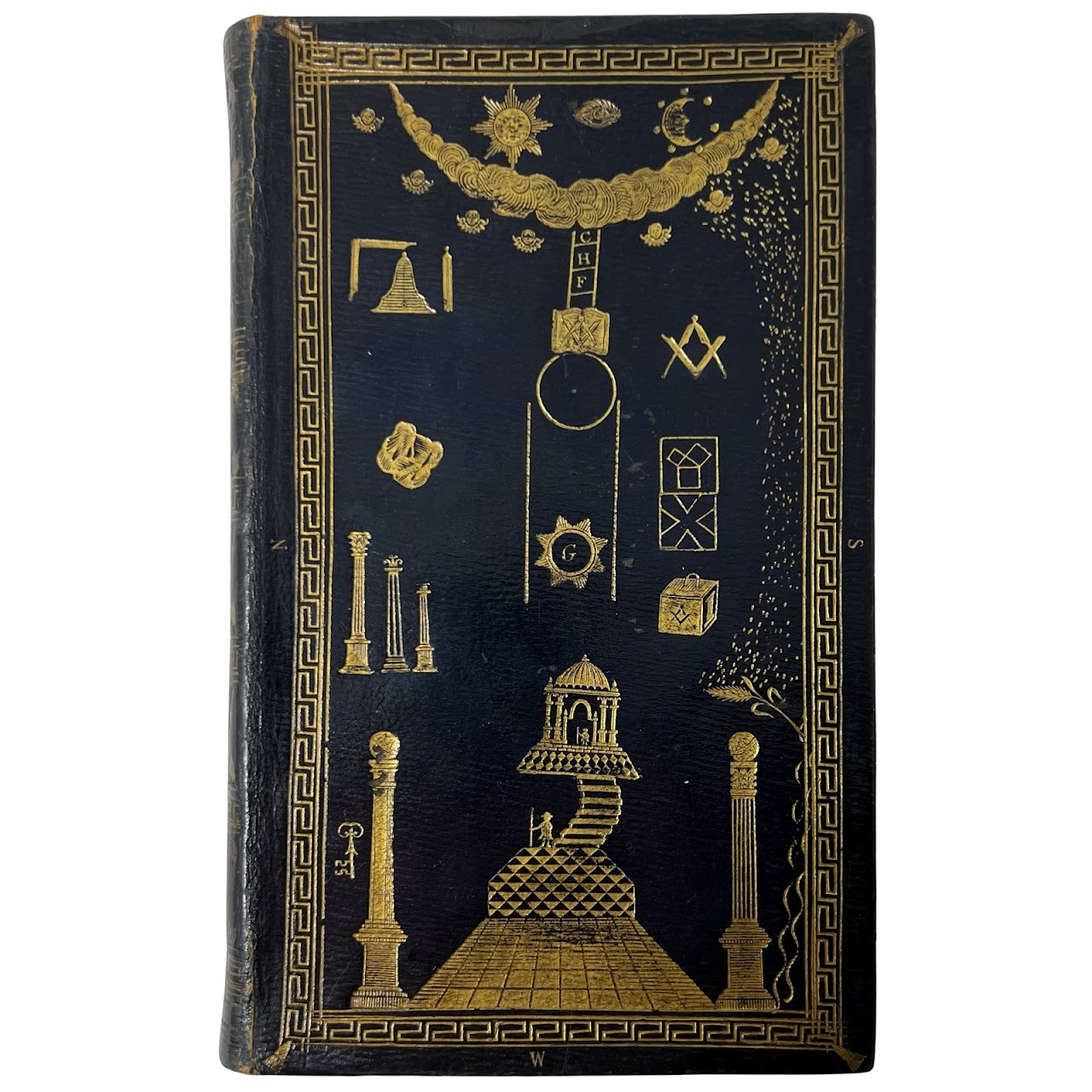 William Preston: 'Preston's Masonry' with Masonic Binding, 1804