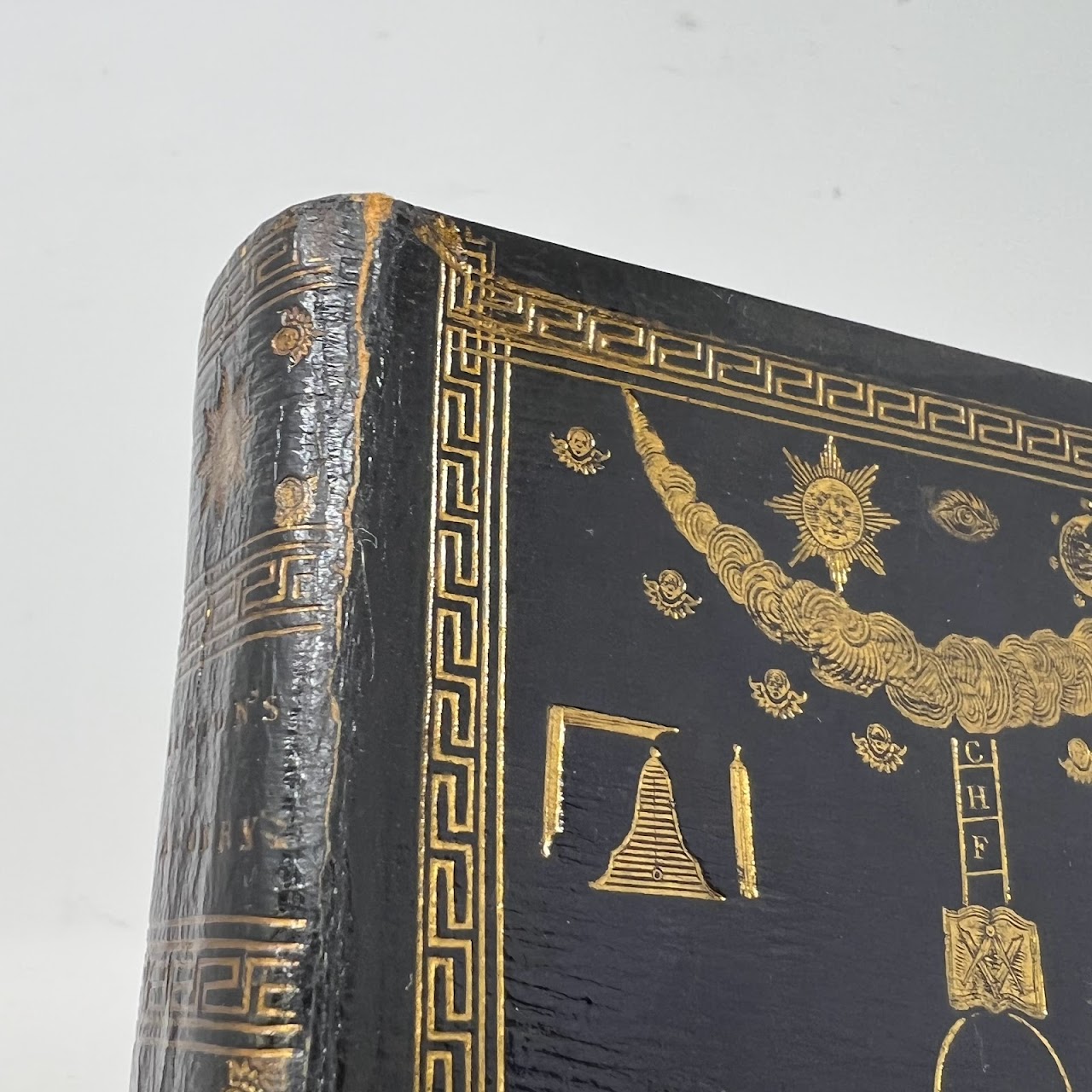 William Preston: 'Preston's Masonry' with Masonic Binding, 1804