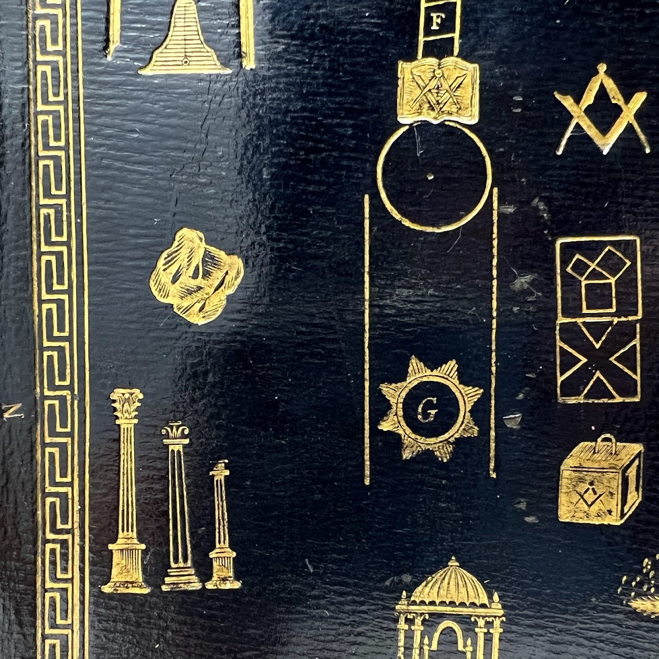 William Preston: 'Preston's Masonry' with Masonic Binding, 1804