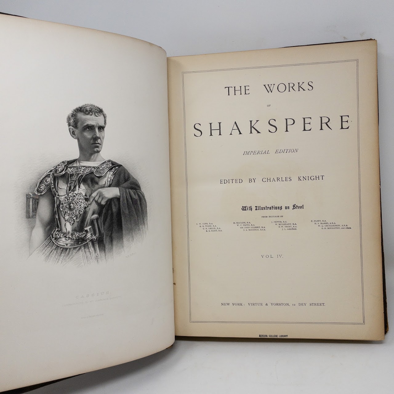 Charles Knight: 'The Works of William Shakespeare' Imperial Edition 4 Vol.