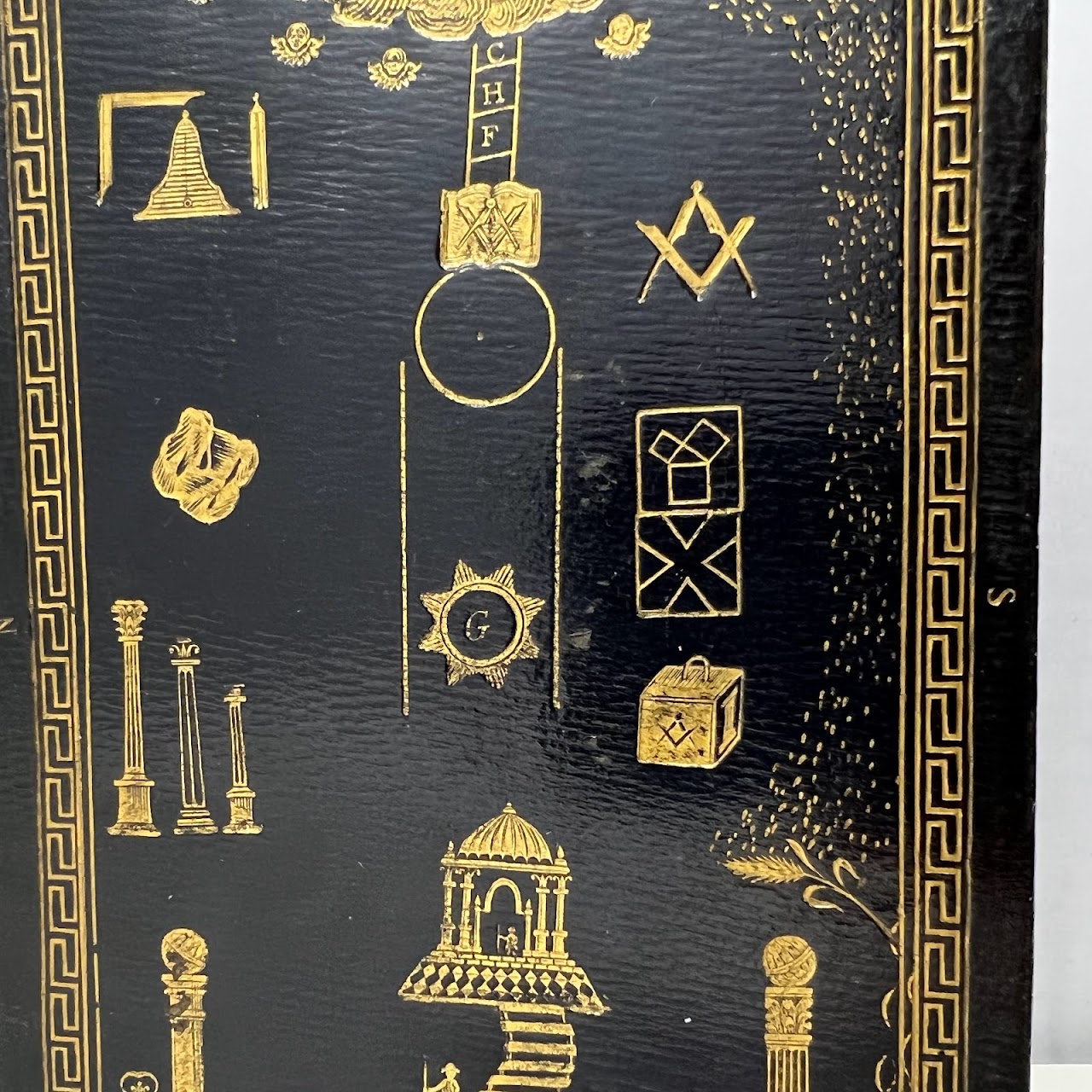 William Preston: 'Preston's Masonry' with Masonic Binding, 1804