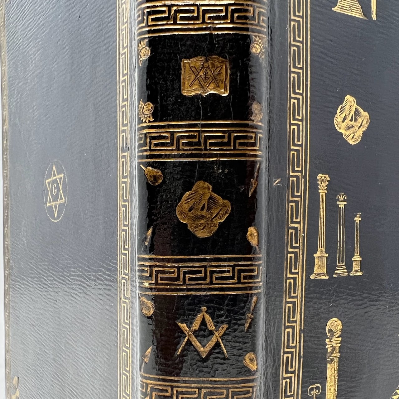 William Preston: 'Preston's Masonry' with Masonic Binding, 1804