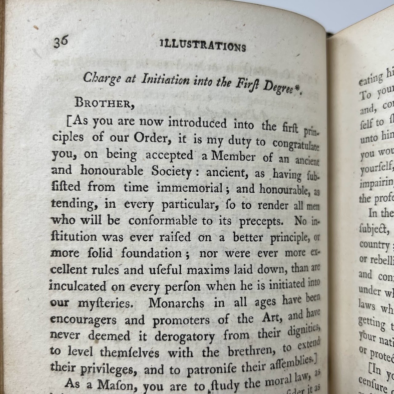 William Preston: 'Preston's Masonry' with Masonic Binding, 1804