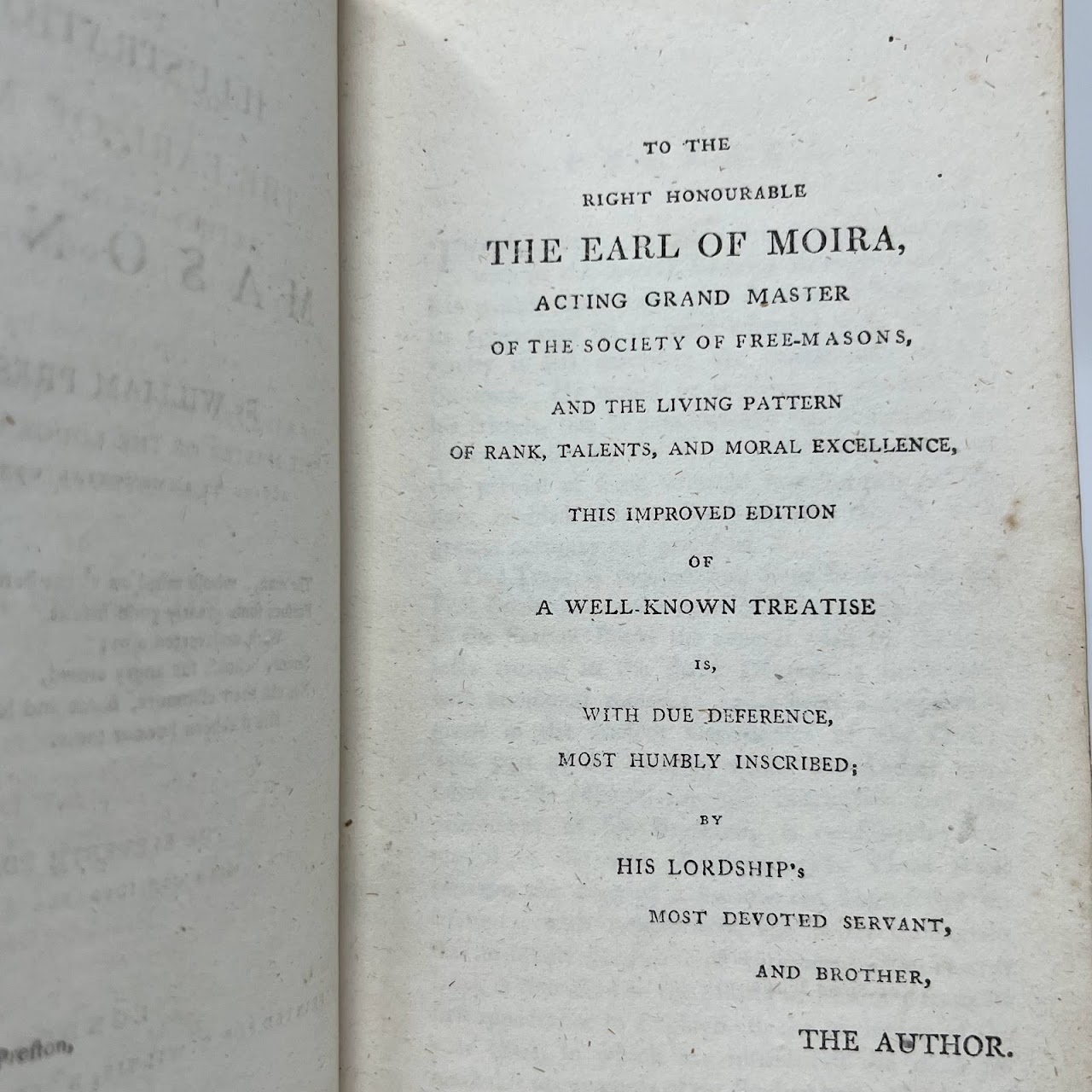 William Preston: 'Preston's Masonry' with Masonic Binding, 1804