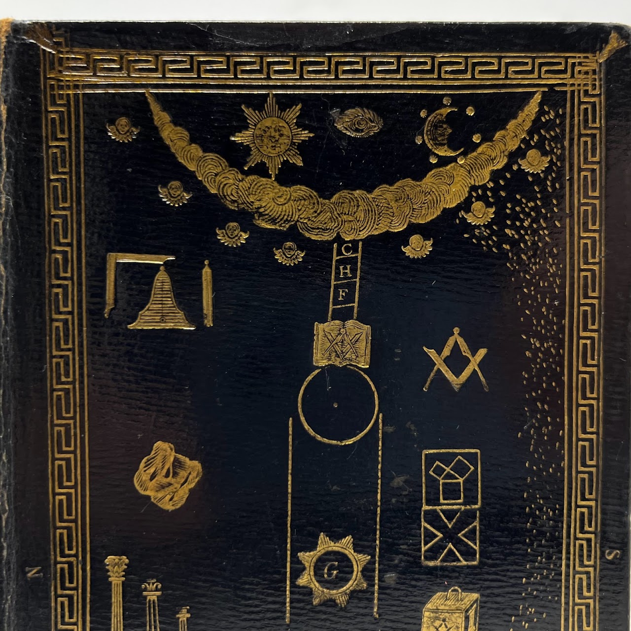 William Preston: 'Preston's Masonry' with Masonic Binding, 1804