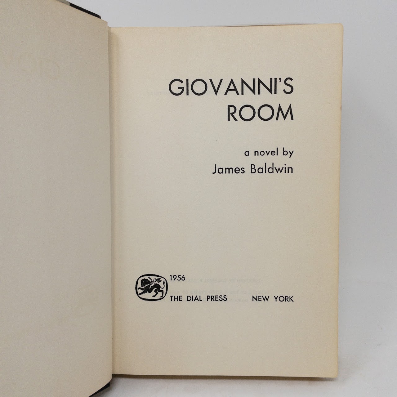 James Baldwin: 'Giovanni's Room' First Edition