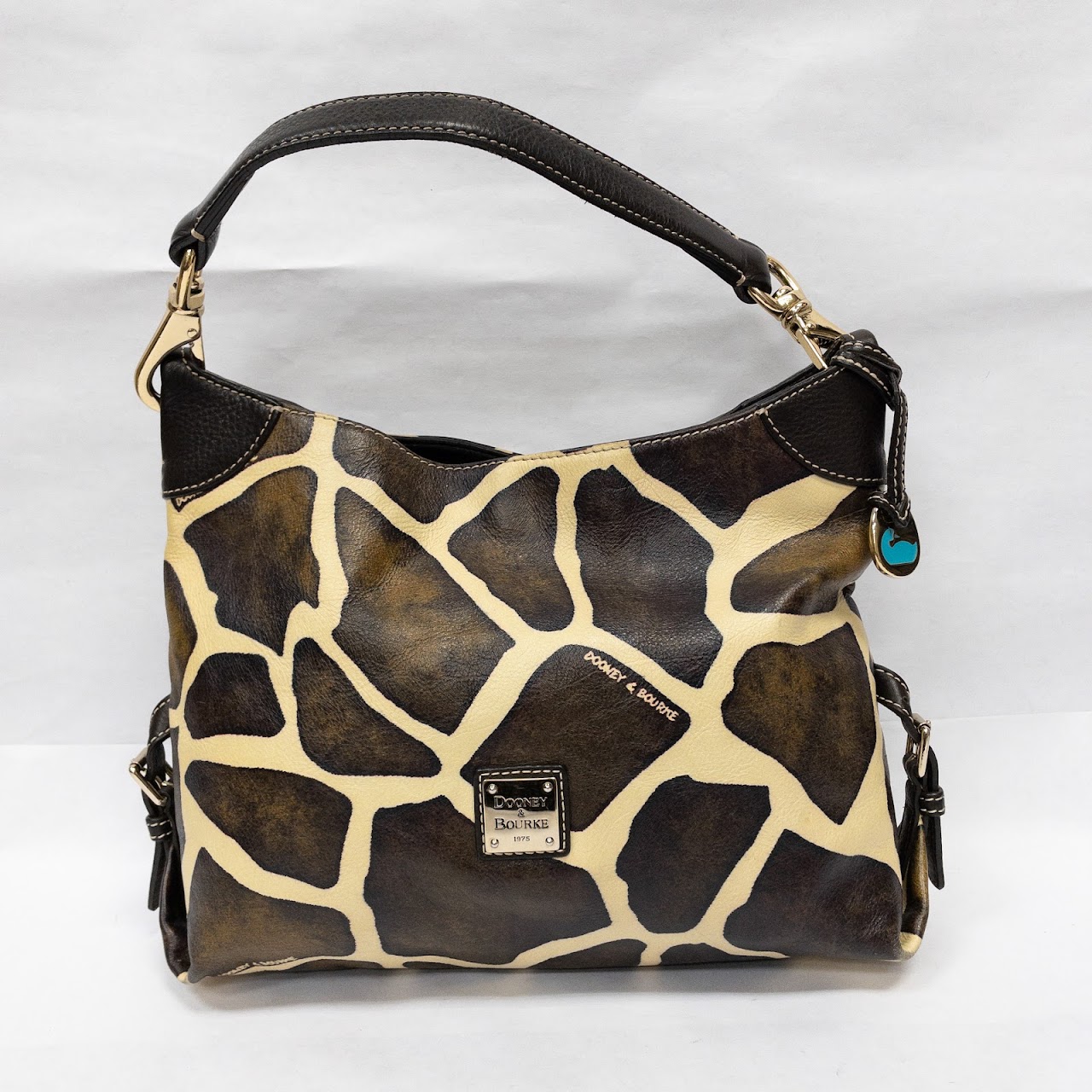 Dooney & Bourke Giraffe Print Leather Handbag