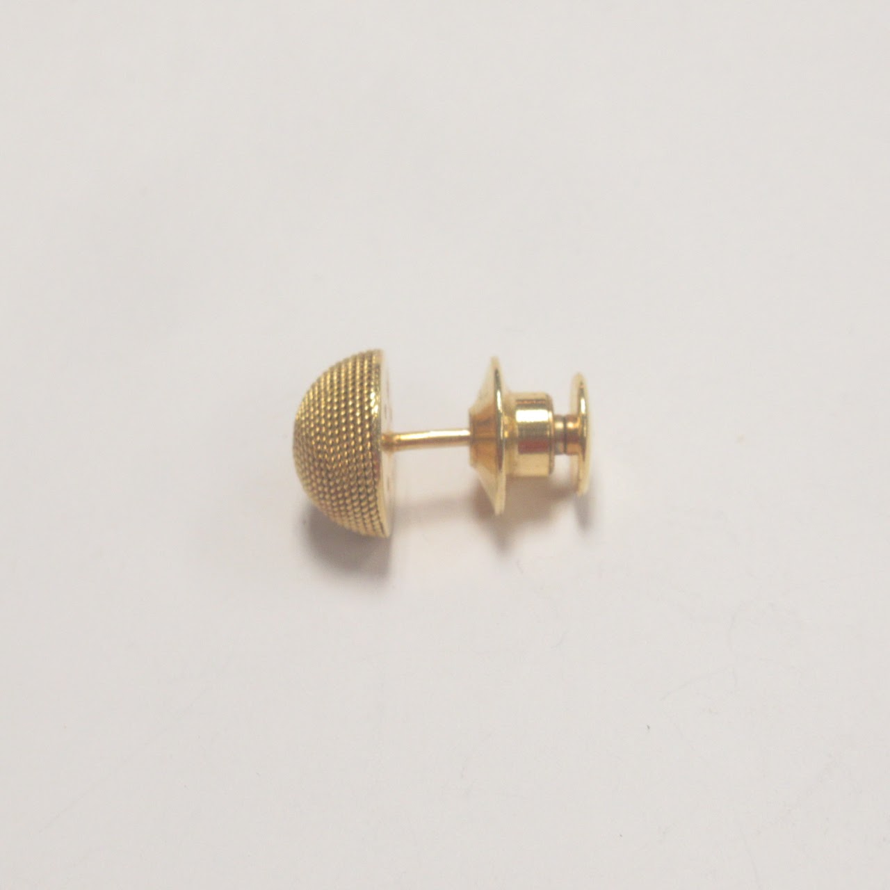 18K Gold Rope Twist Tie Tack