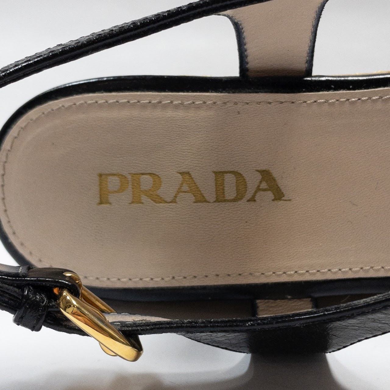 Prada Cork Wedge Heels