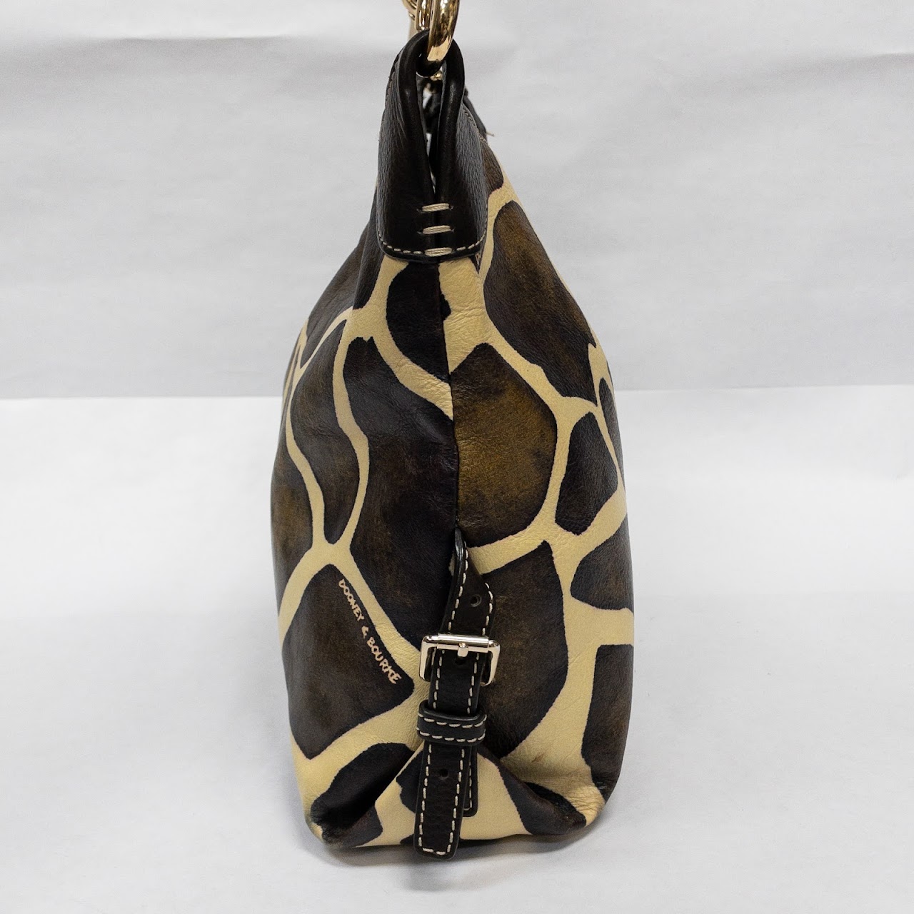 Dooney & Bourke Giraffe Print Leather Handbag