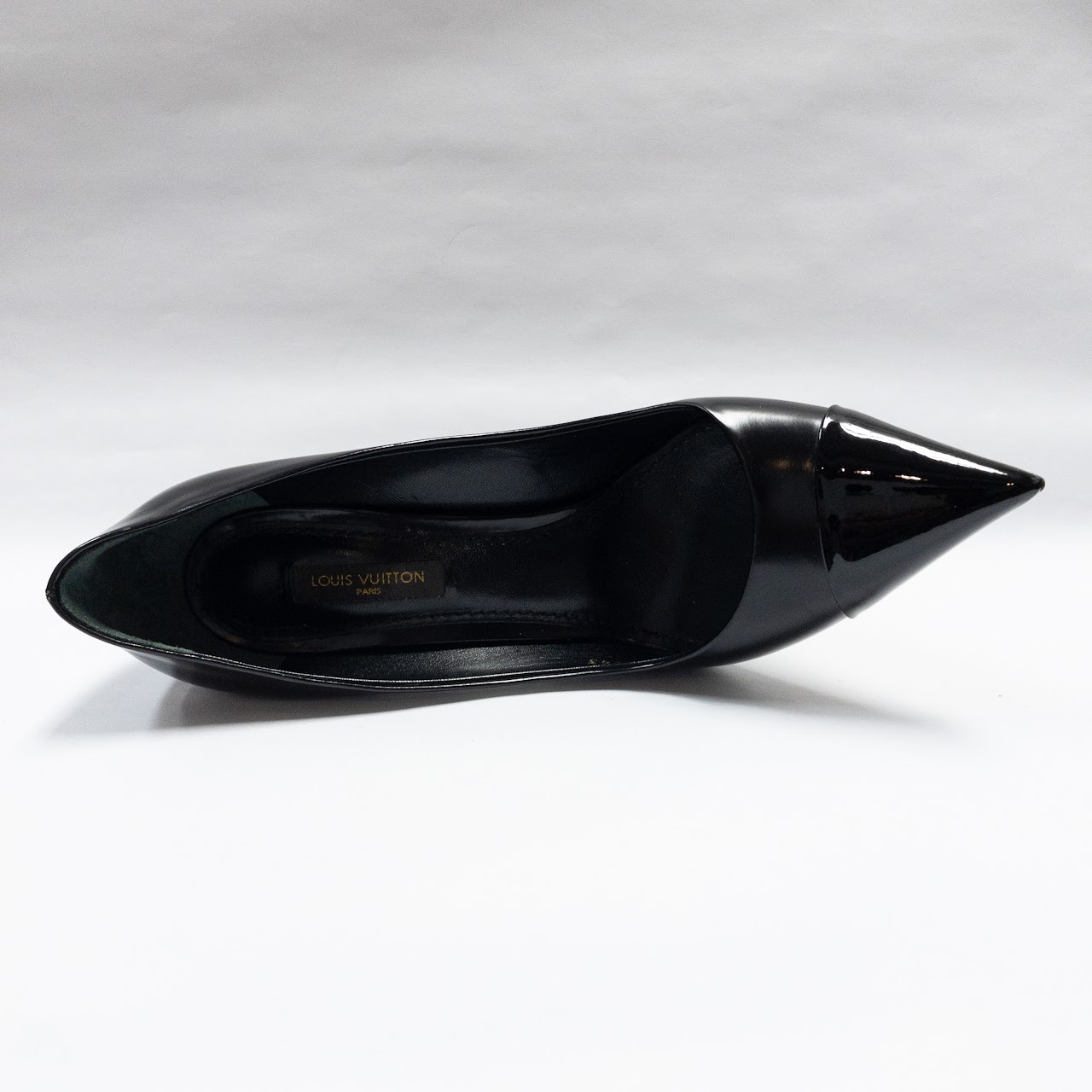 Louis Vuitton Black Leather Pumps