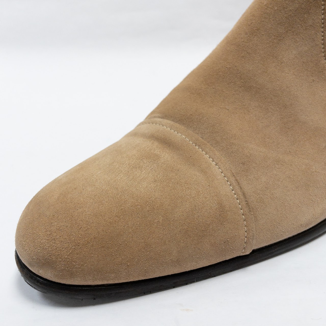 Salvatore Ferragamo Suede Chelsea Boots