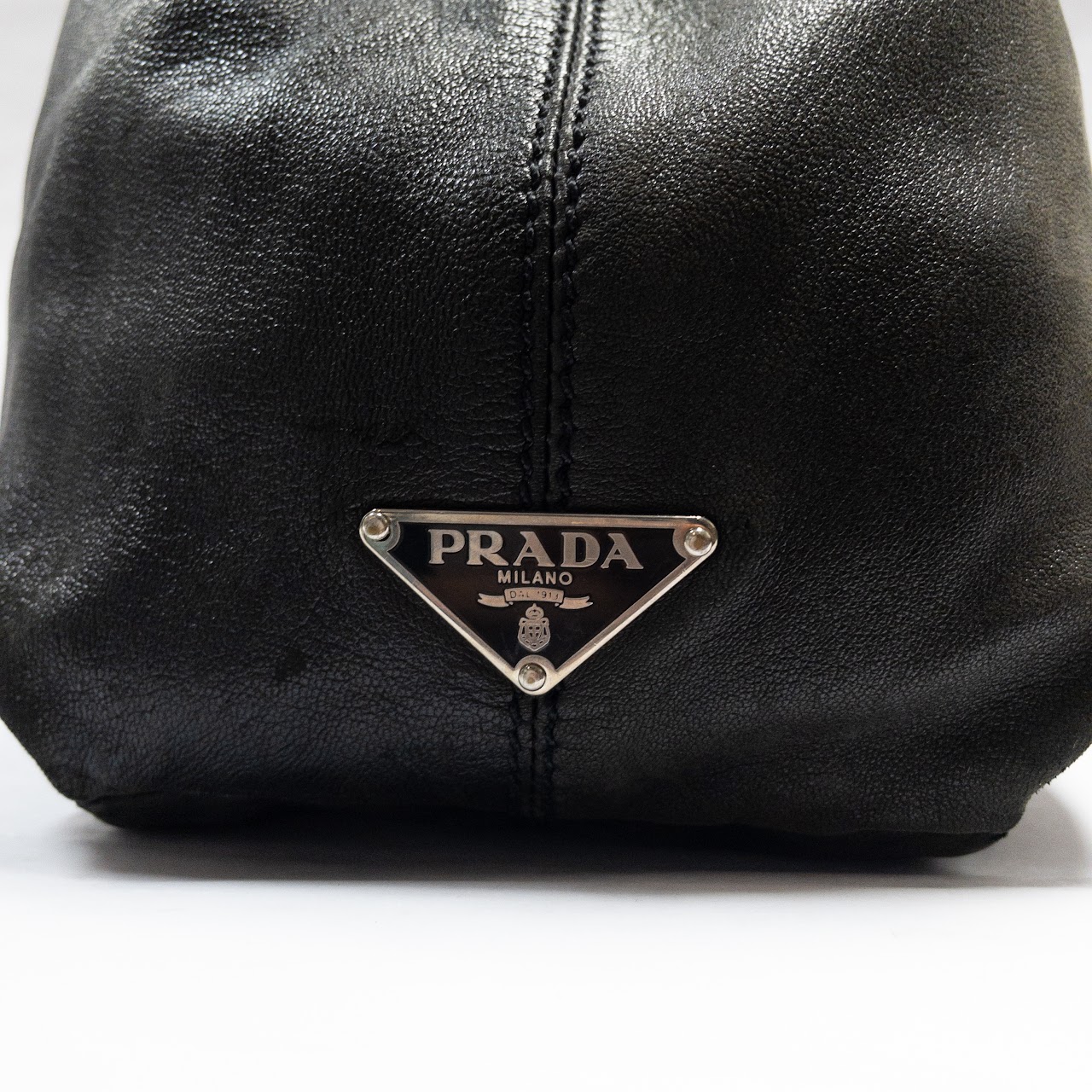 Prada Buckle Strap Satchel