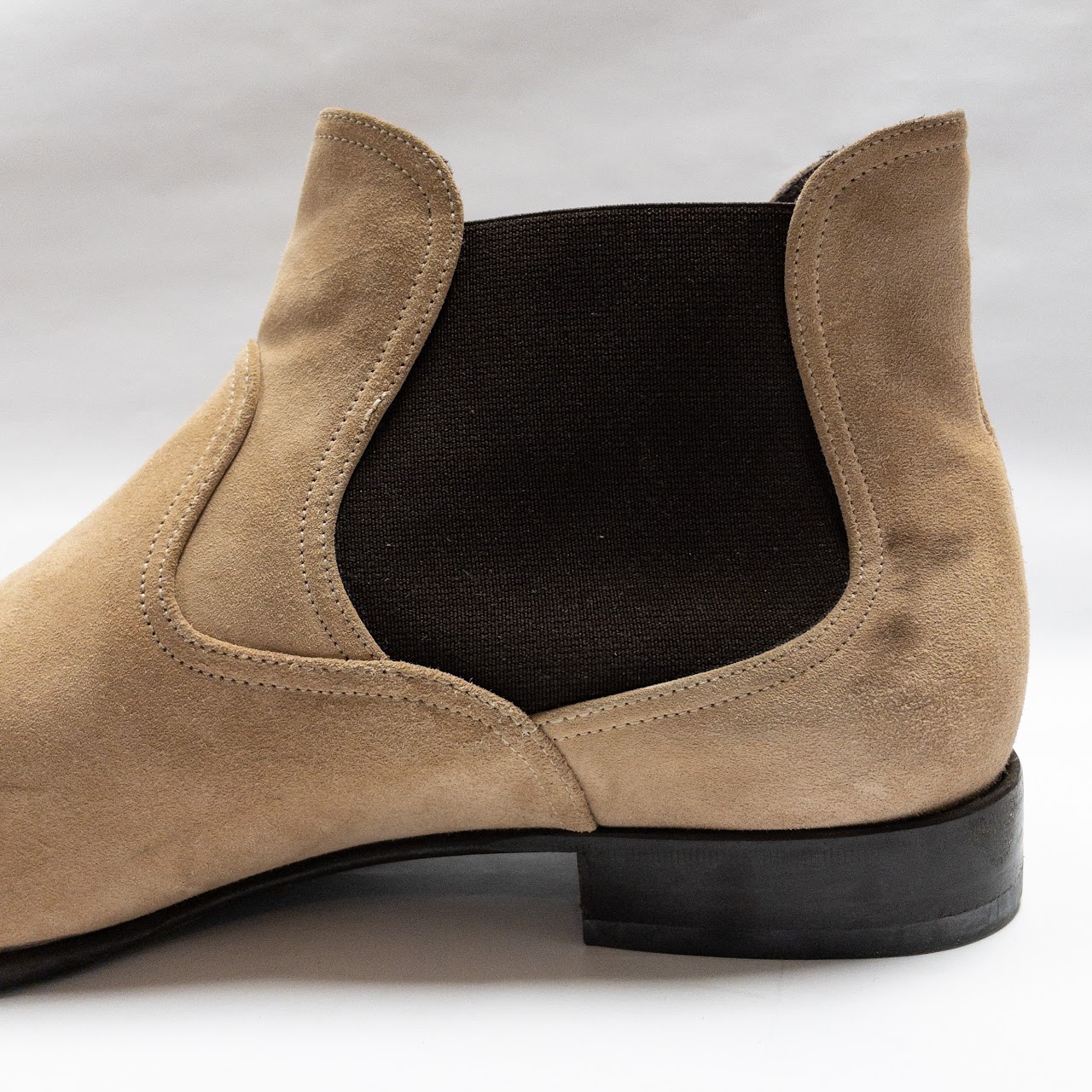 Salvatore Ferragamo Suede Chelsea Boots