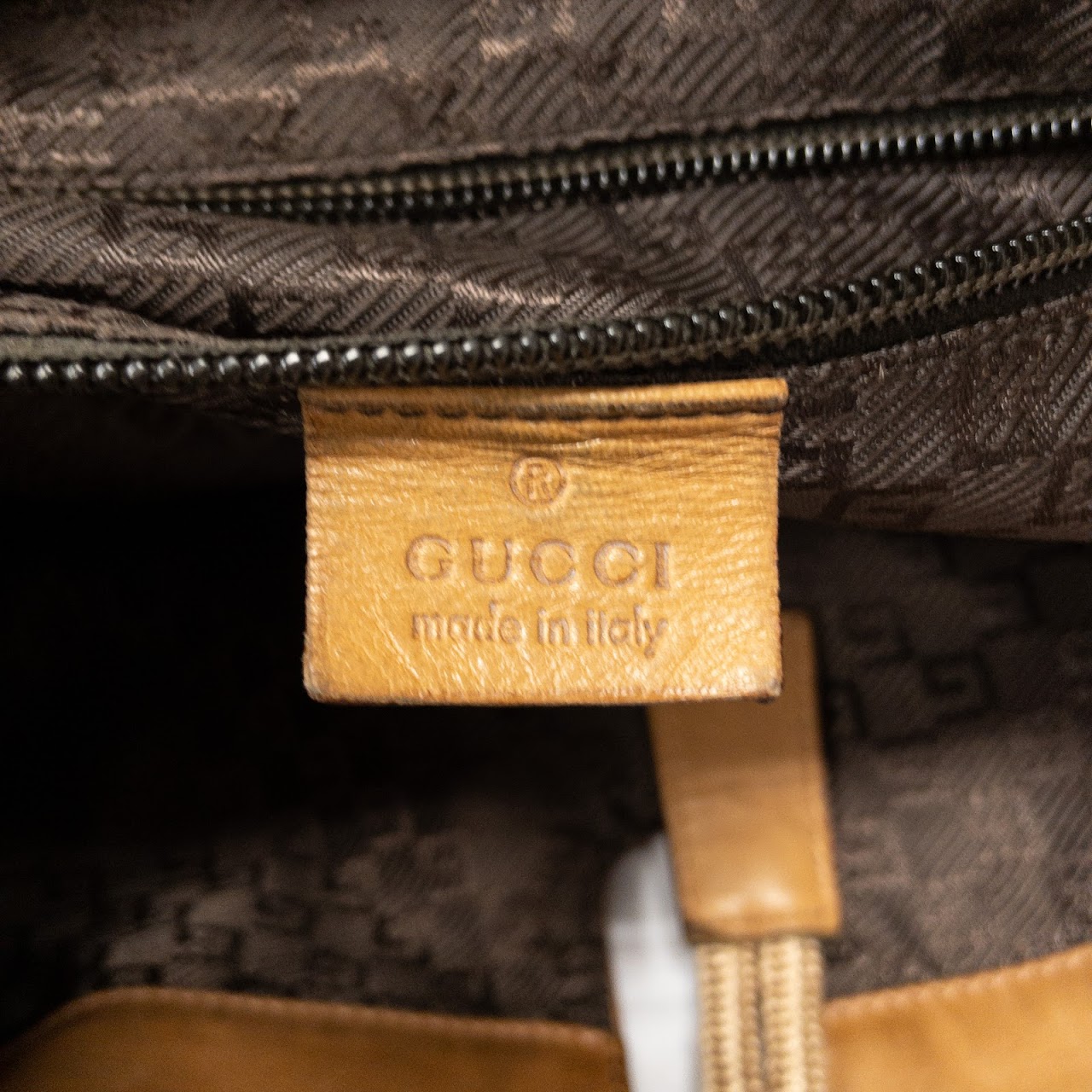 Gucci Leather Travel Backpack