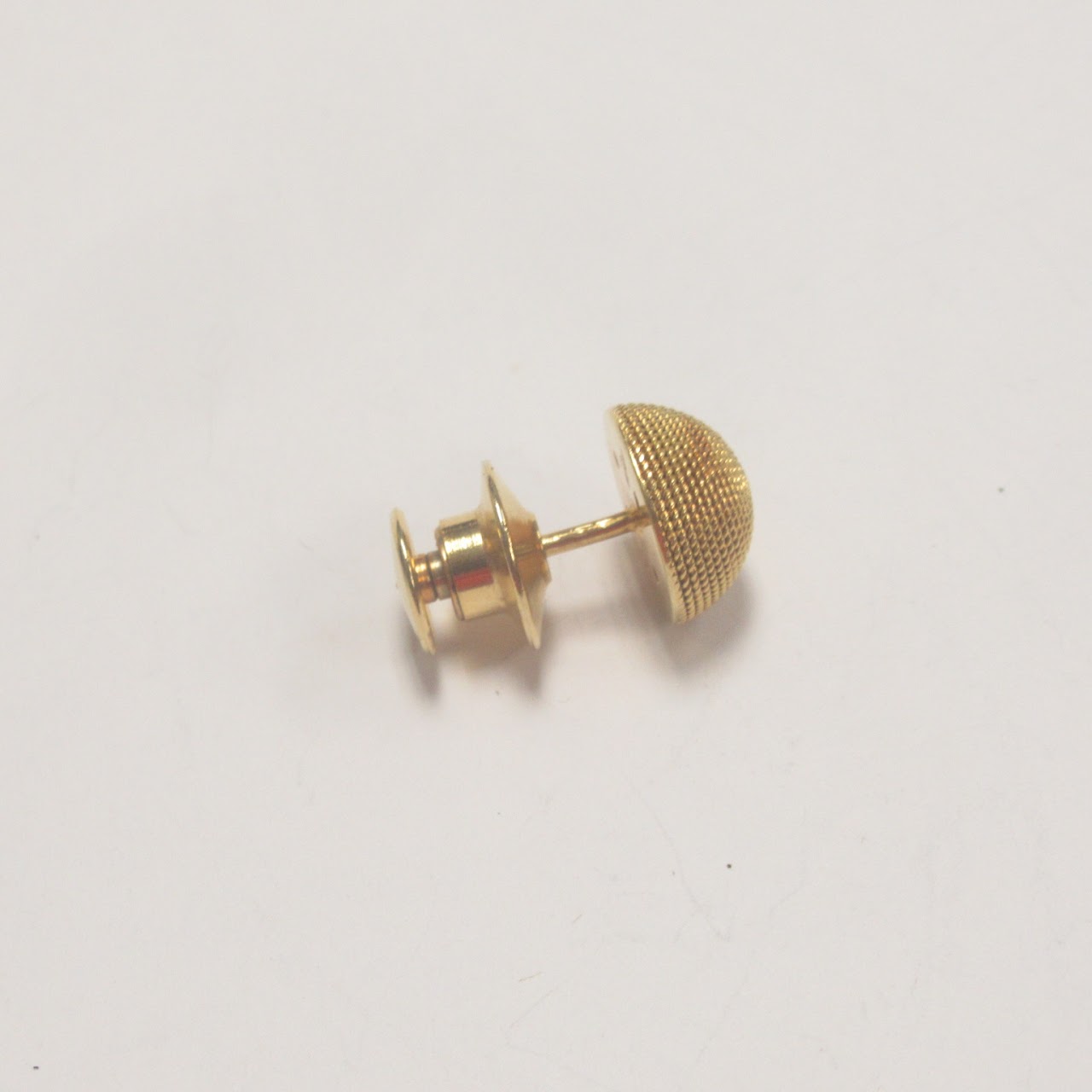 18K Gold Rope Twist Tie Tack