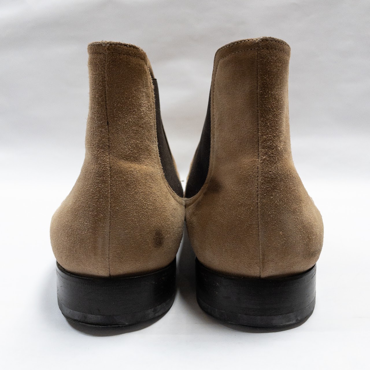 Salvatore Ferragamo Suede Chelsea Boots