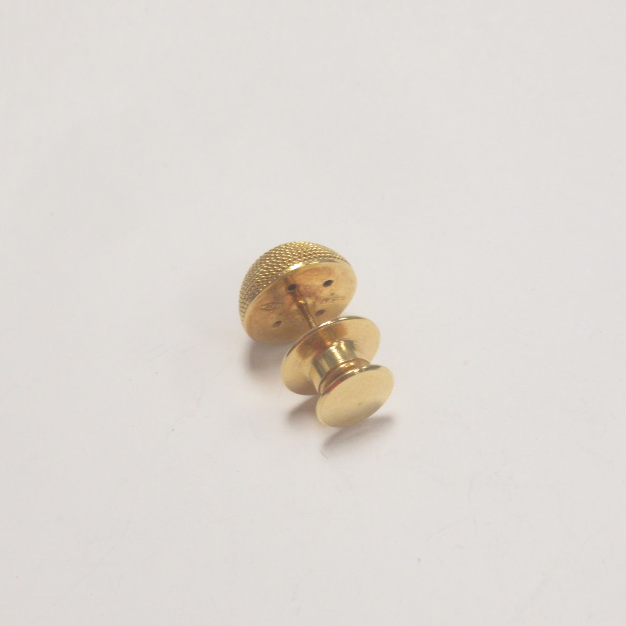 18K Gold Rope Twist Tie Tack