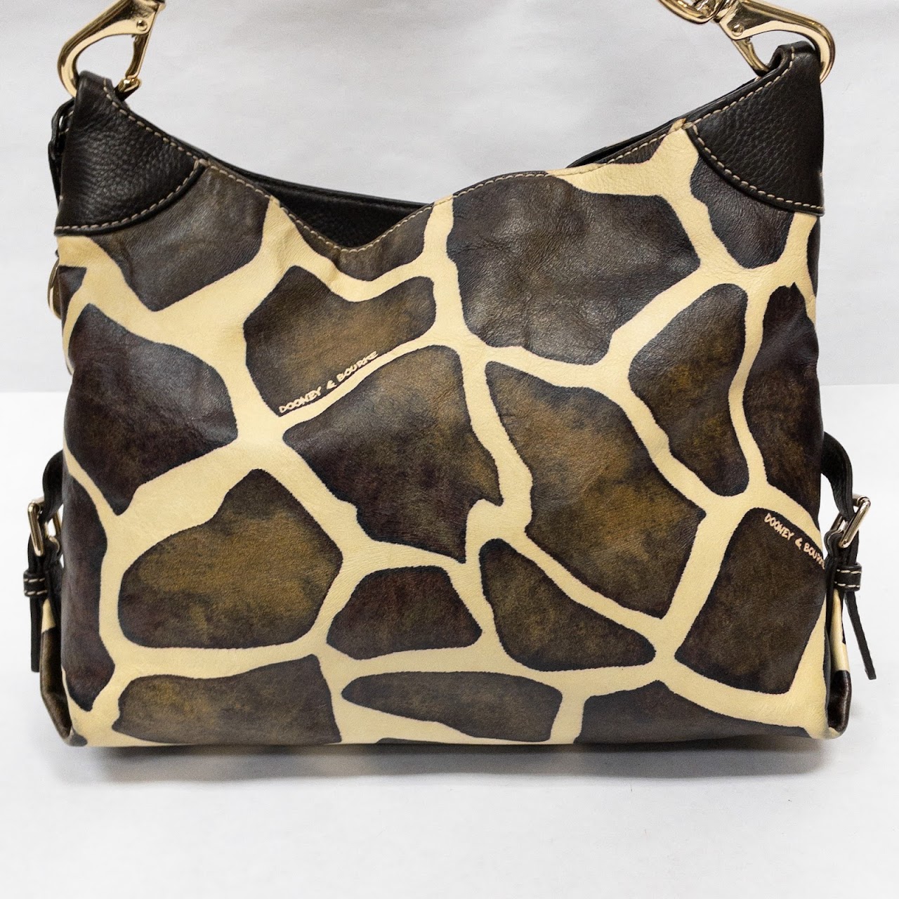 Dooney & Bourke Giraffe Print Leather Handbag