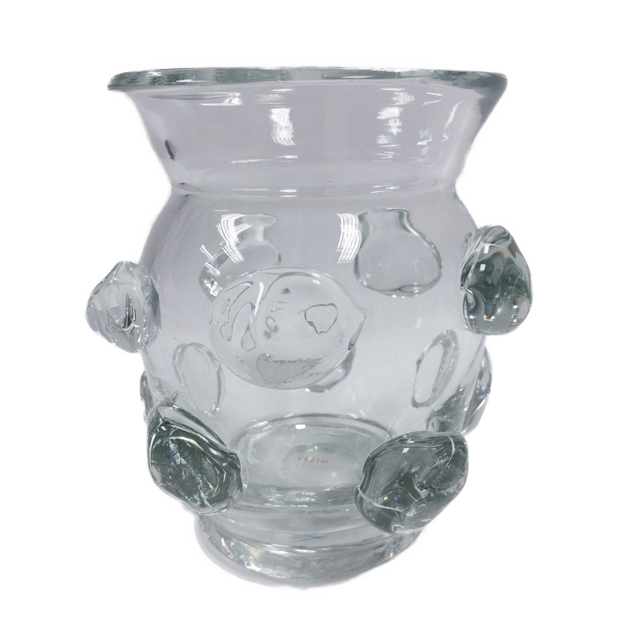 Aerin Dimpled Glass Vase